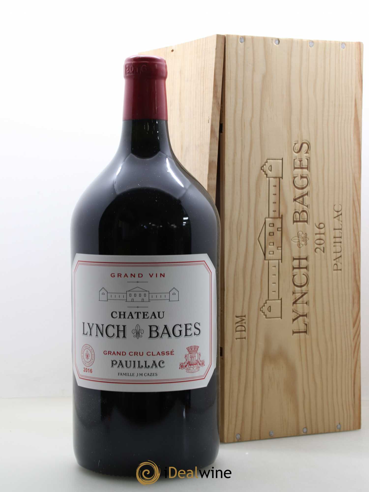 Château Lynch Bages 5ème Grand Cru Classé 2016 - Lot de 1 double magnum - 0