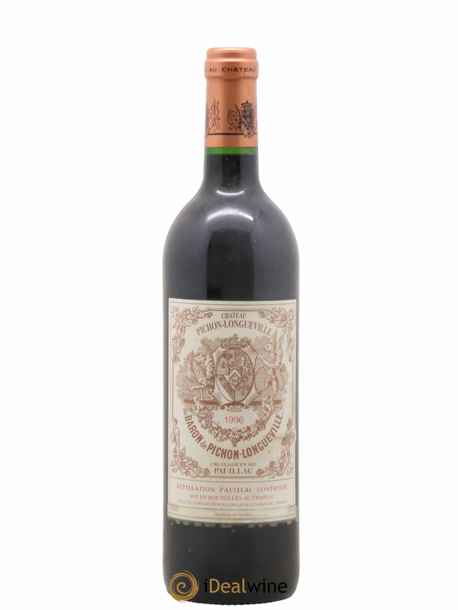 Pichon Longueville Baron 2ème Grand Cru Classé 1996 - Lot de 1 bouteille - 0