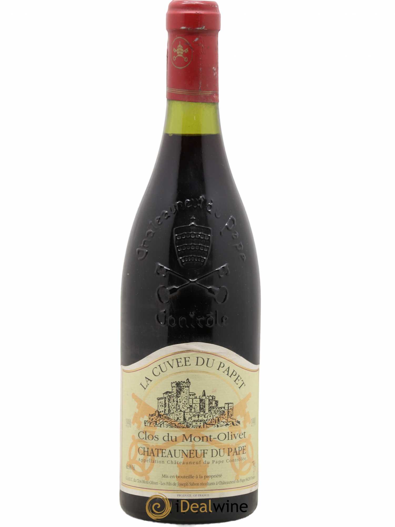 Châteauneuf-du-Pape Cuvée du Papet Clos du Mont-Olivet 1990 - Lot de 1 bouteille - 0