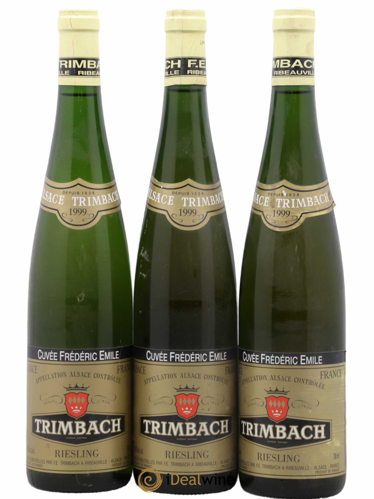 Alsace Riesling Cuvée Frédéric Emile Trimbach (Domaine) 1999 - Lot de 3 bouteilles - 0