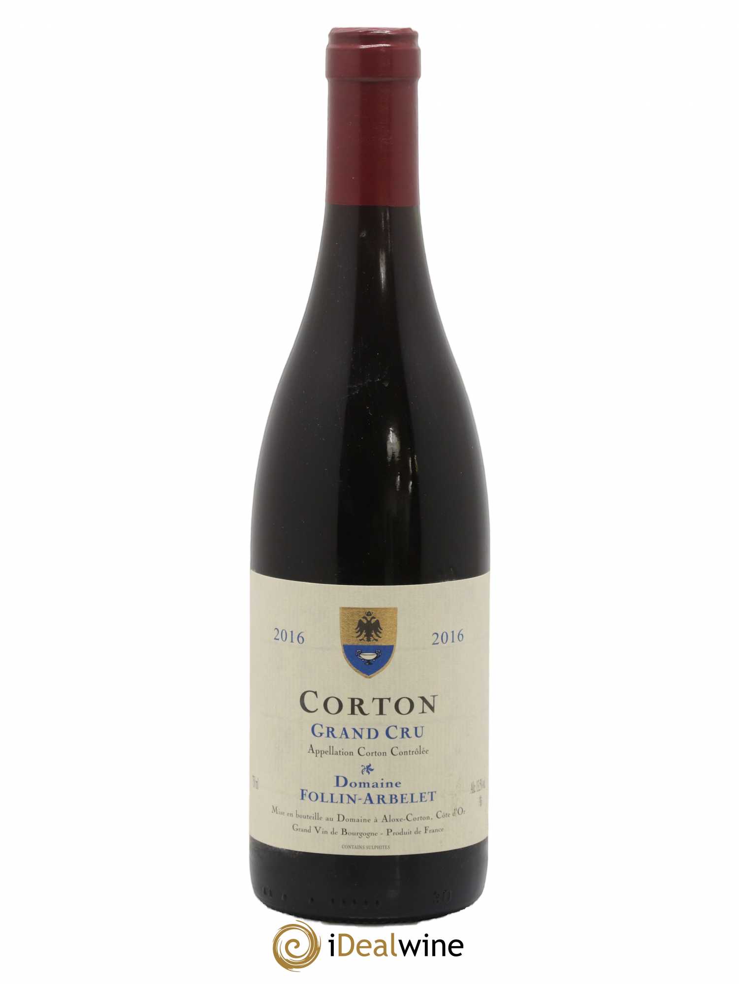 Corton Grand Cru Follin-Arbelet (Domaine) 2016 - Lot de 1 bouteille - 0