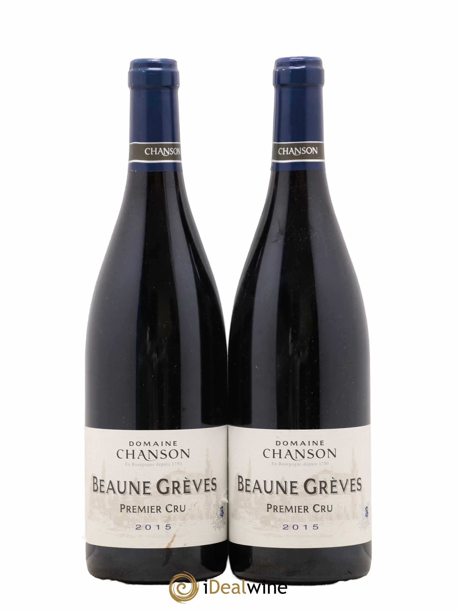 Beaune 1er Cru Grèves Chanson 2015 - Lot de 2 bouteilles - 0