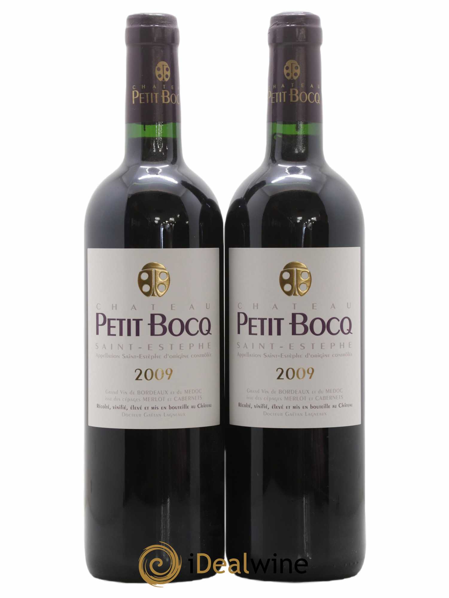Château Petit Bocq Cru Bourgeois 2009 - Lot de 2 bouteilles - 0