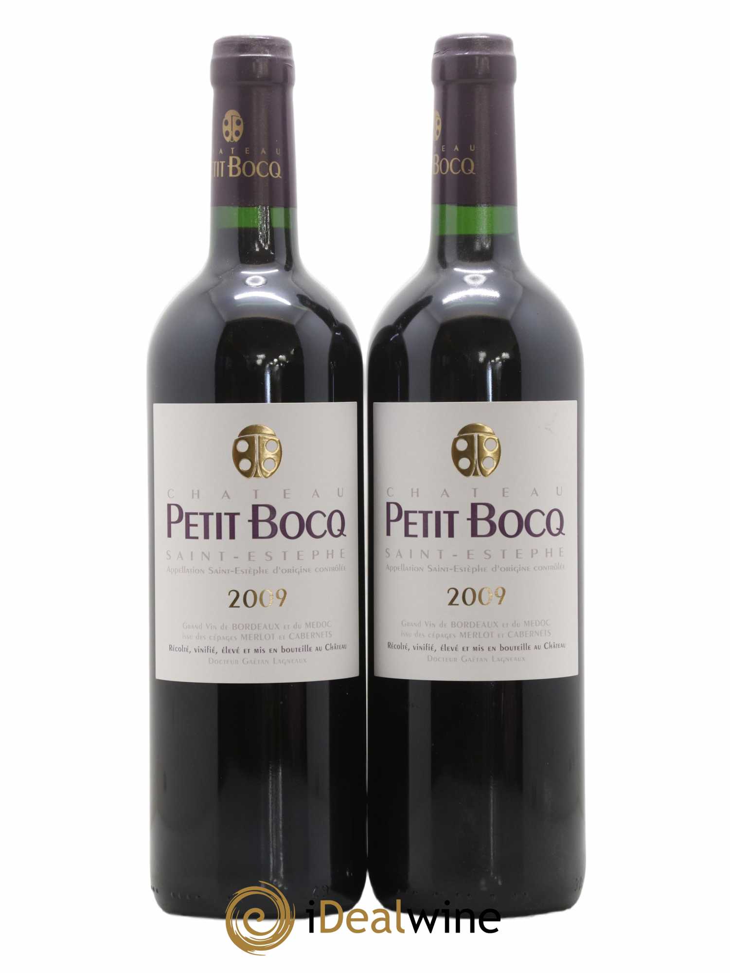 Château Petit Bocq Cru Bourgeois 2009 - Lot de 2 bouteilles - 0