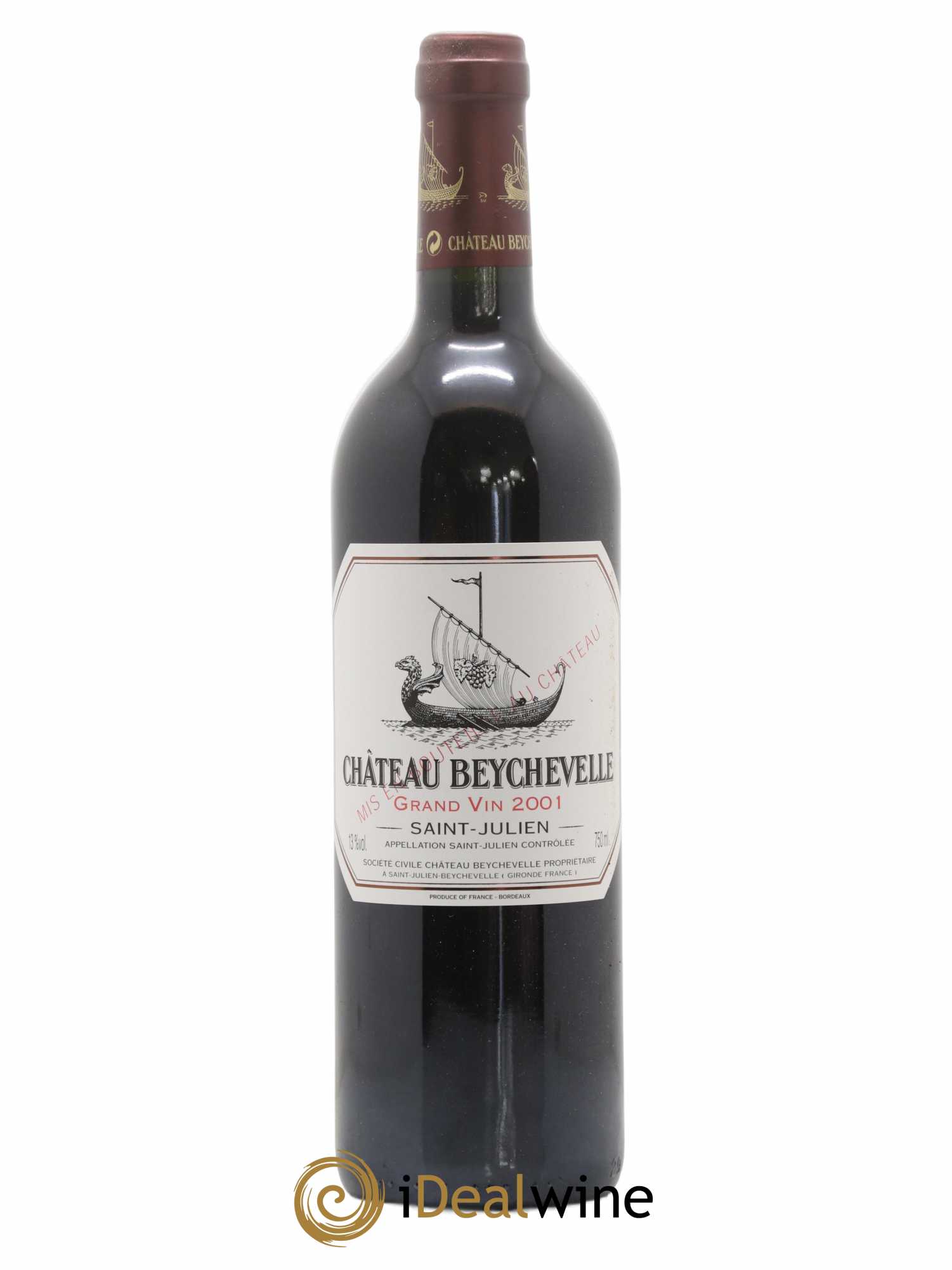 Château Beychevelle 4ème Grand Cru Classé 2001 - Lot de 1 bouteille - 0