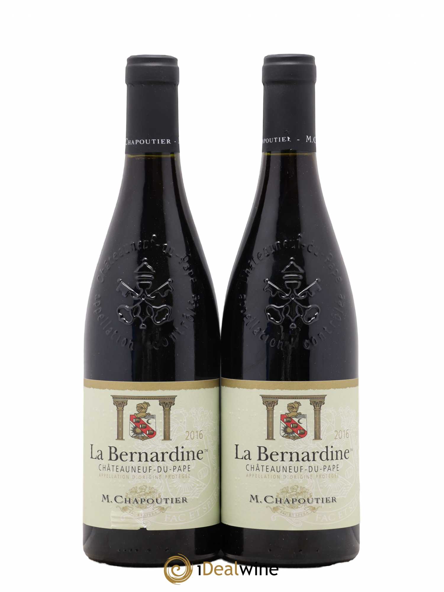 Châteauneuf-du-Pape La Bernardine Chapoutier 2016 - Lot de 2 bouteilles - 0