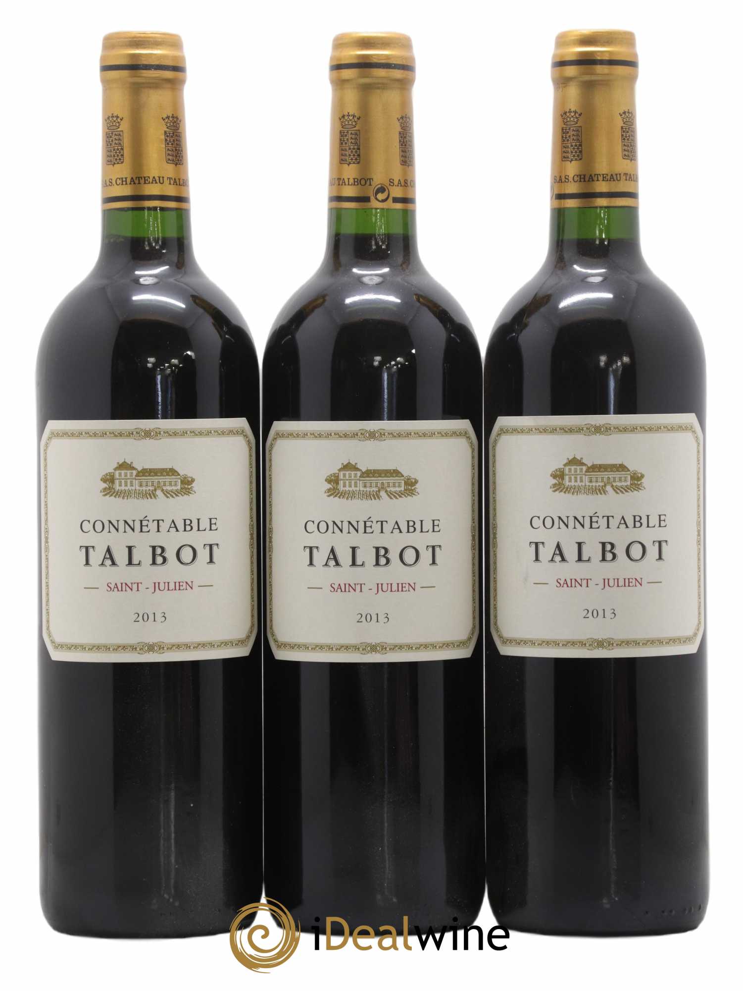 Connétable de Talbot Second Vin 2013 - Lot de 3 bouteilles - 0