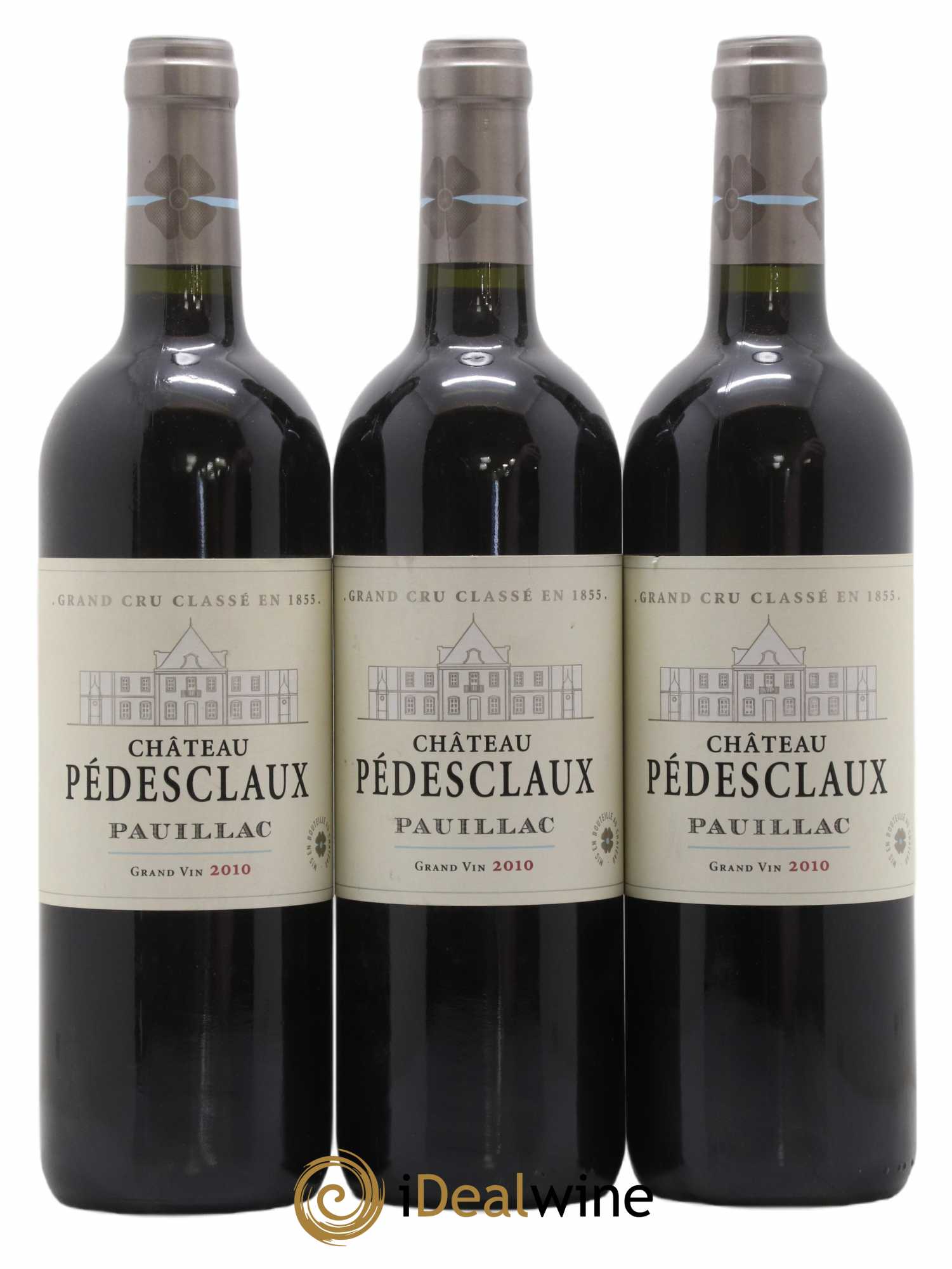 Château Pedesclaux 5ème Grand Cru Classé 2010 - Posten von 3 Flaschen - 0