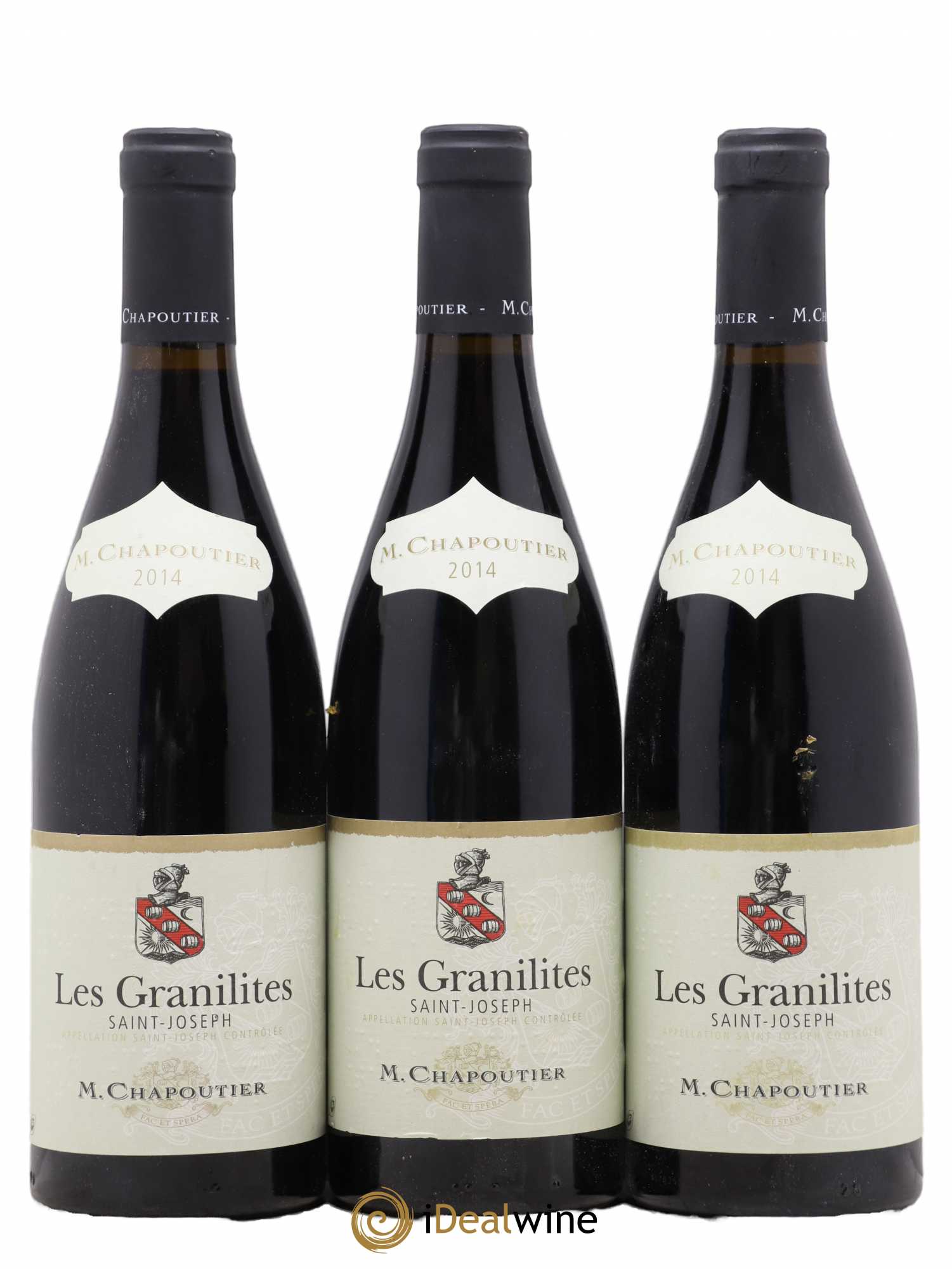 Saint-Joseph Les Granilites Chapoutier 2014 - Lot de 3 bouteilles - 0