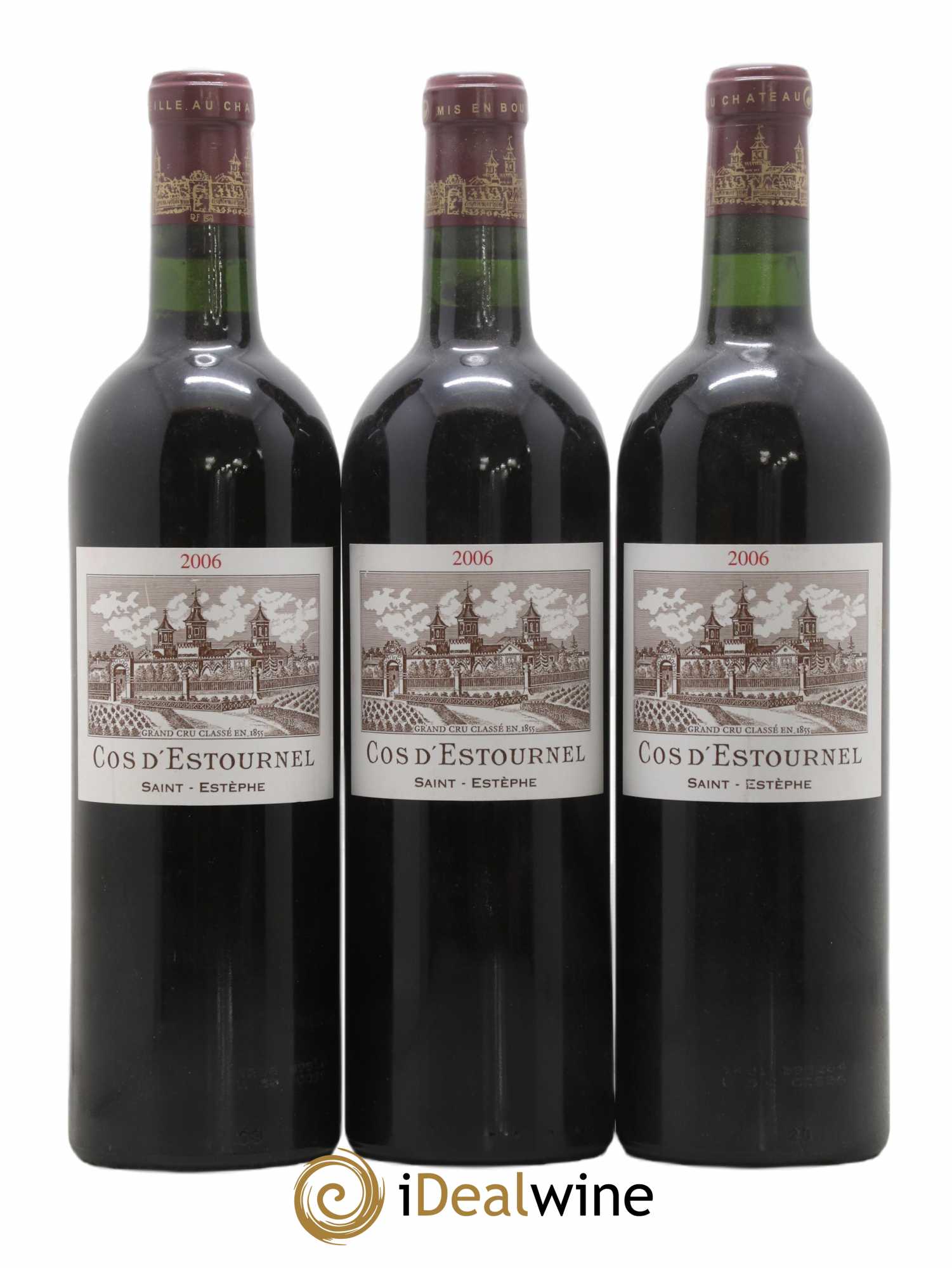 Cos d'Estournel 2ème Grand Cru Classé 2006 - Lot de 3 bouteilles - 0