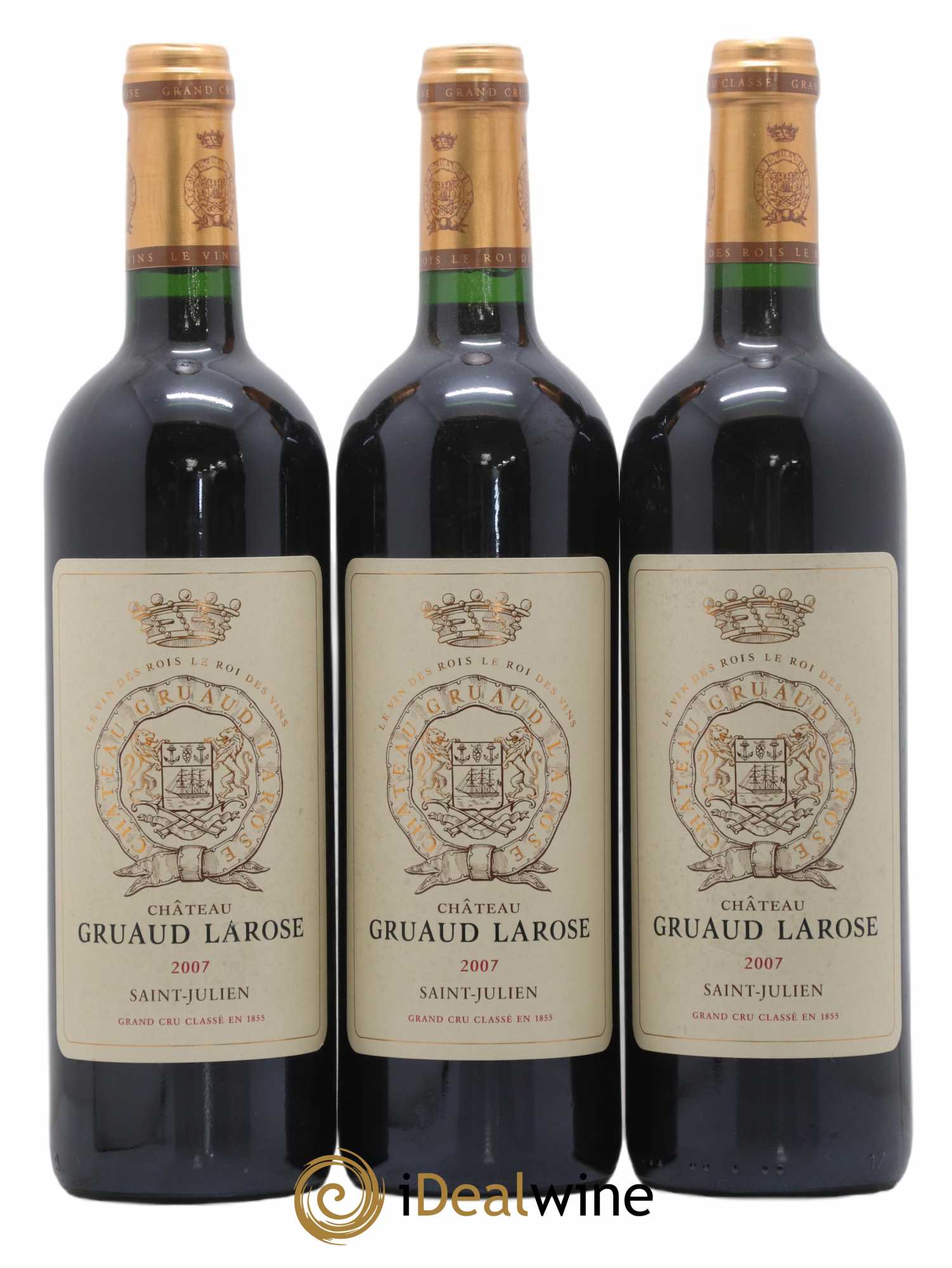 Château Gruaud Larose 2ème Grand Cru Classé 2007 - Lot de 3 bouteilles - 0