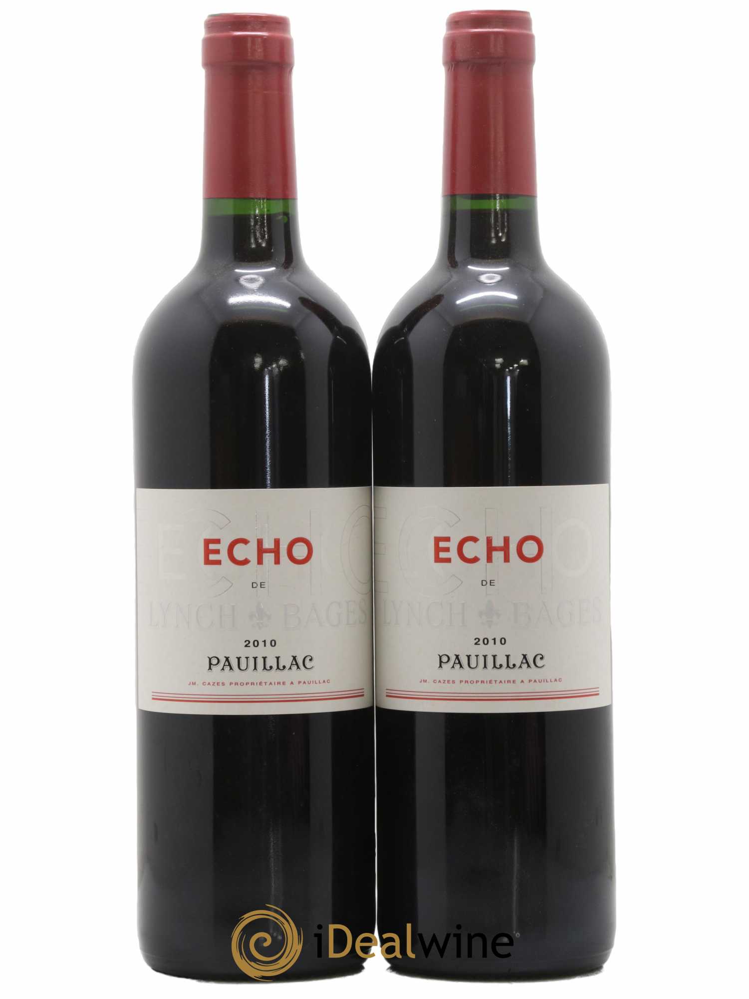 Echo de Lynch Bages Second Vin 2010 - Lot de 2 bouteilles - 0