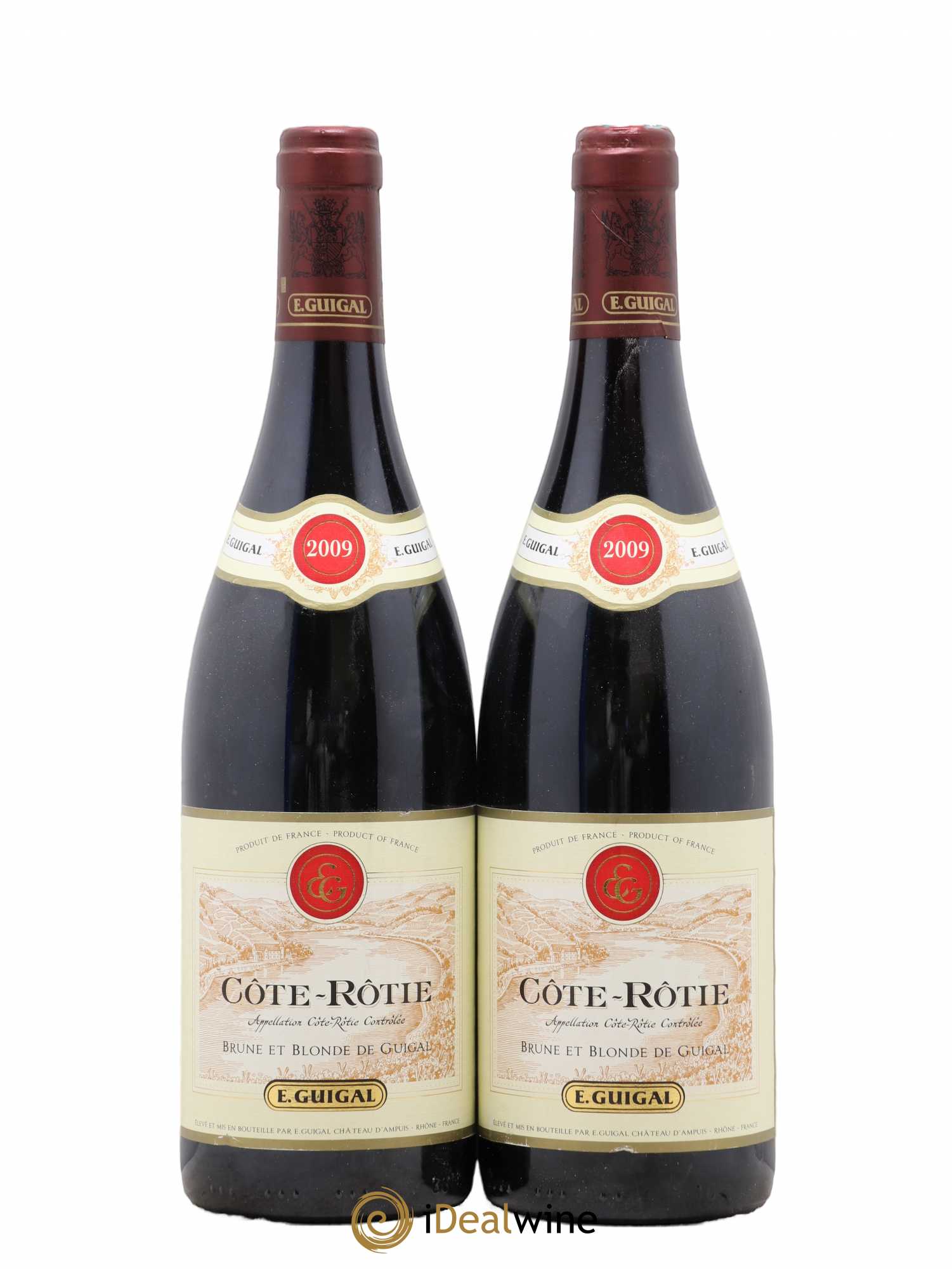 Côte-Rôtie Côtes Brune et Blonde Guigal 2009 - Lot de 2 bouteilles - 0