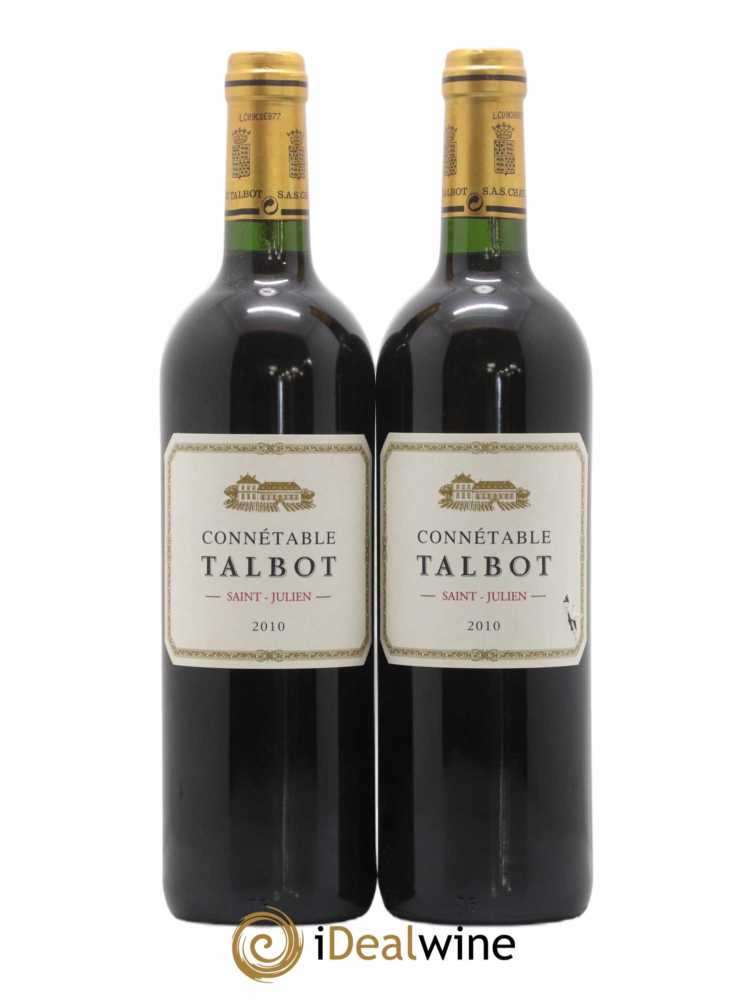 Connétable de Talbot Second Vin 2010 - Lot of 2 bottles - 0