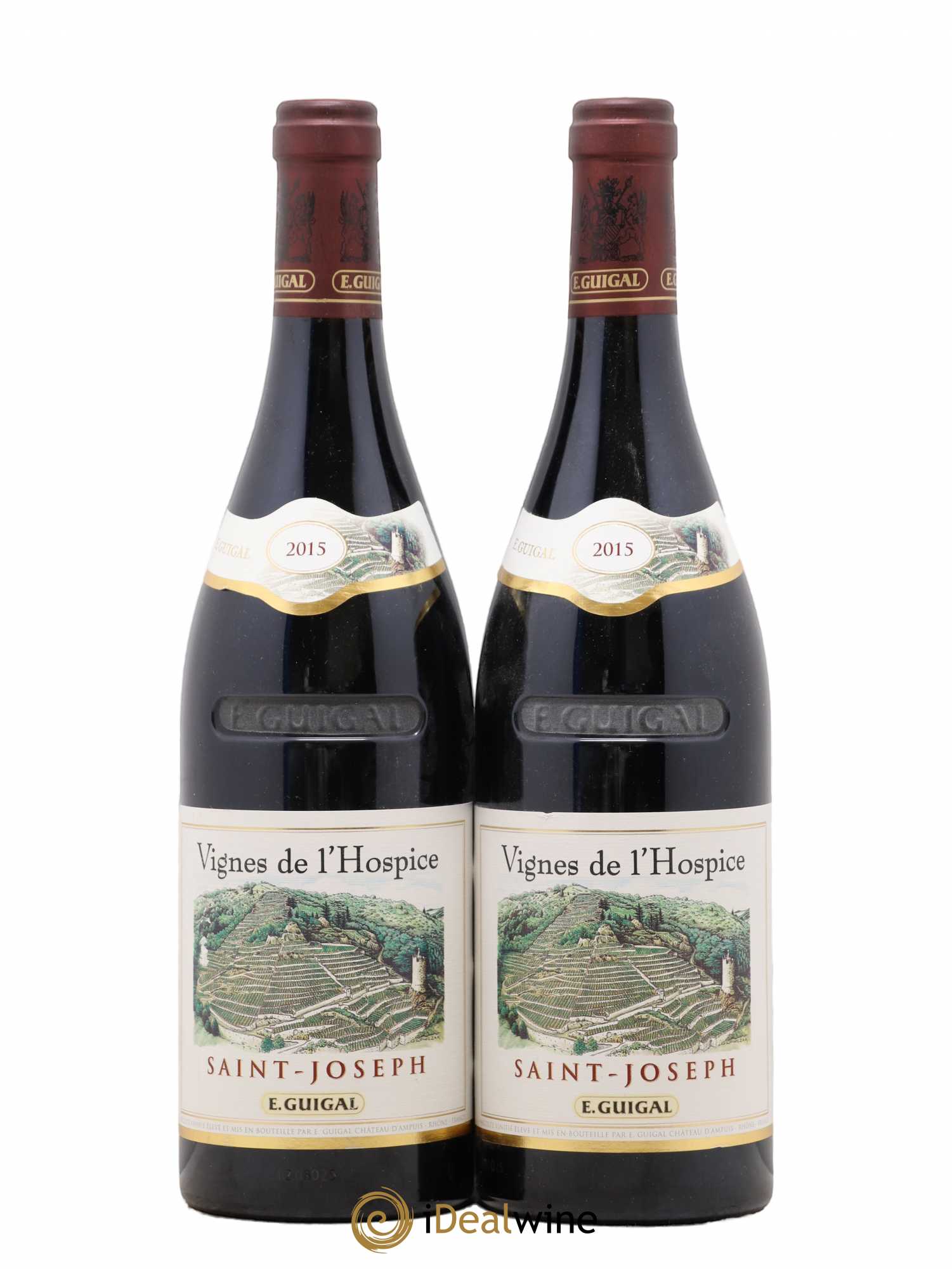 Saint-Joseph Vignes de l'Hospice Guigal 2015 - Lot de 2 bouteilles - 0