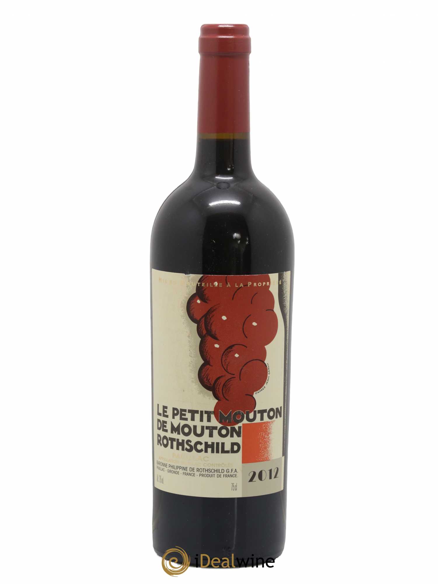 Petit Mouton Second Vin 2012 - Lot of 1 bottle - 0