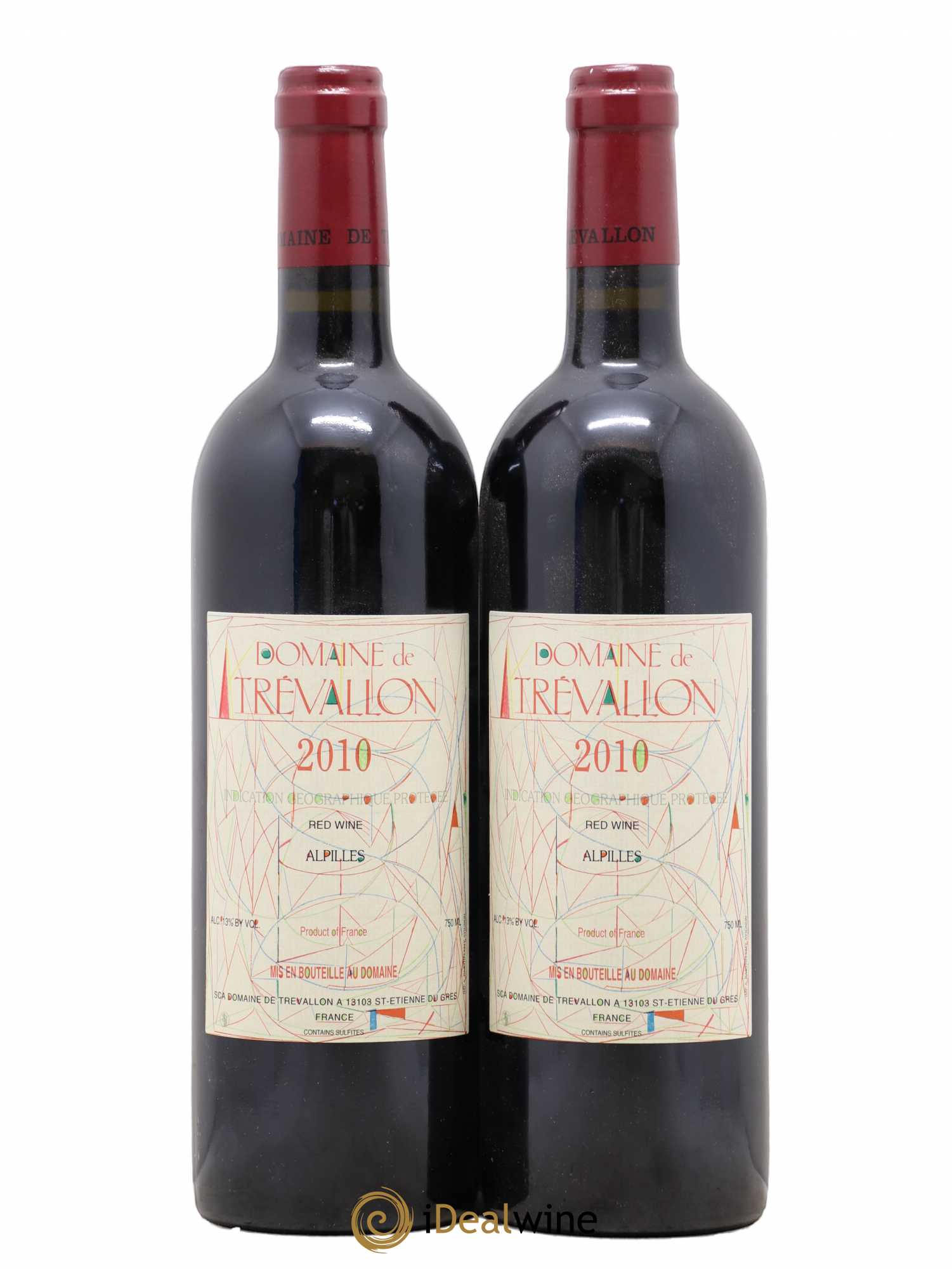 Alpilles Trévallon (Domaine de) Eloi Dürrbach 2010 - Lot de 2 bouteilles - 0
