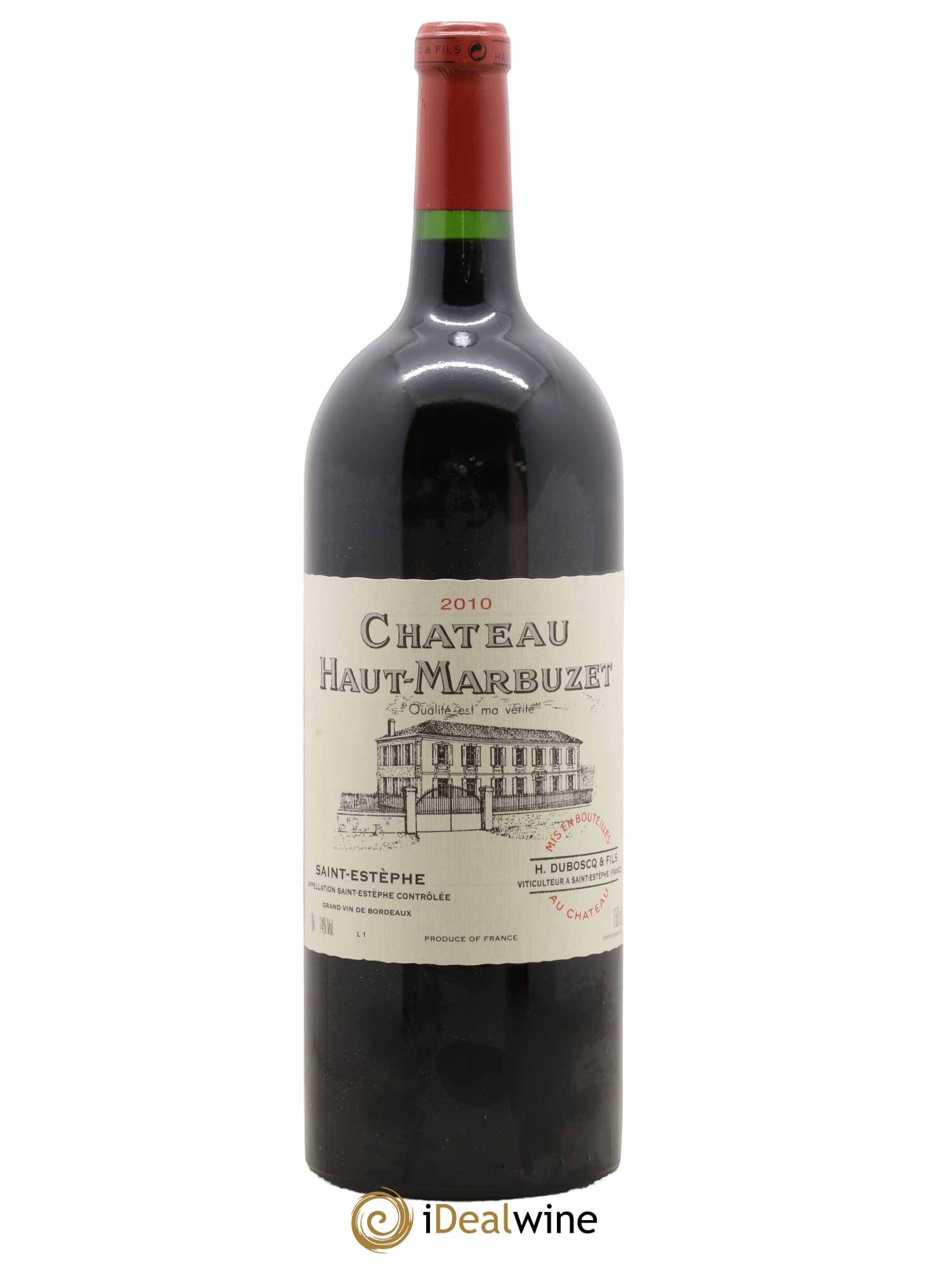Château Haut Marbuzet 2010 - Lot de 1 magnum - 0