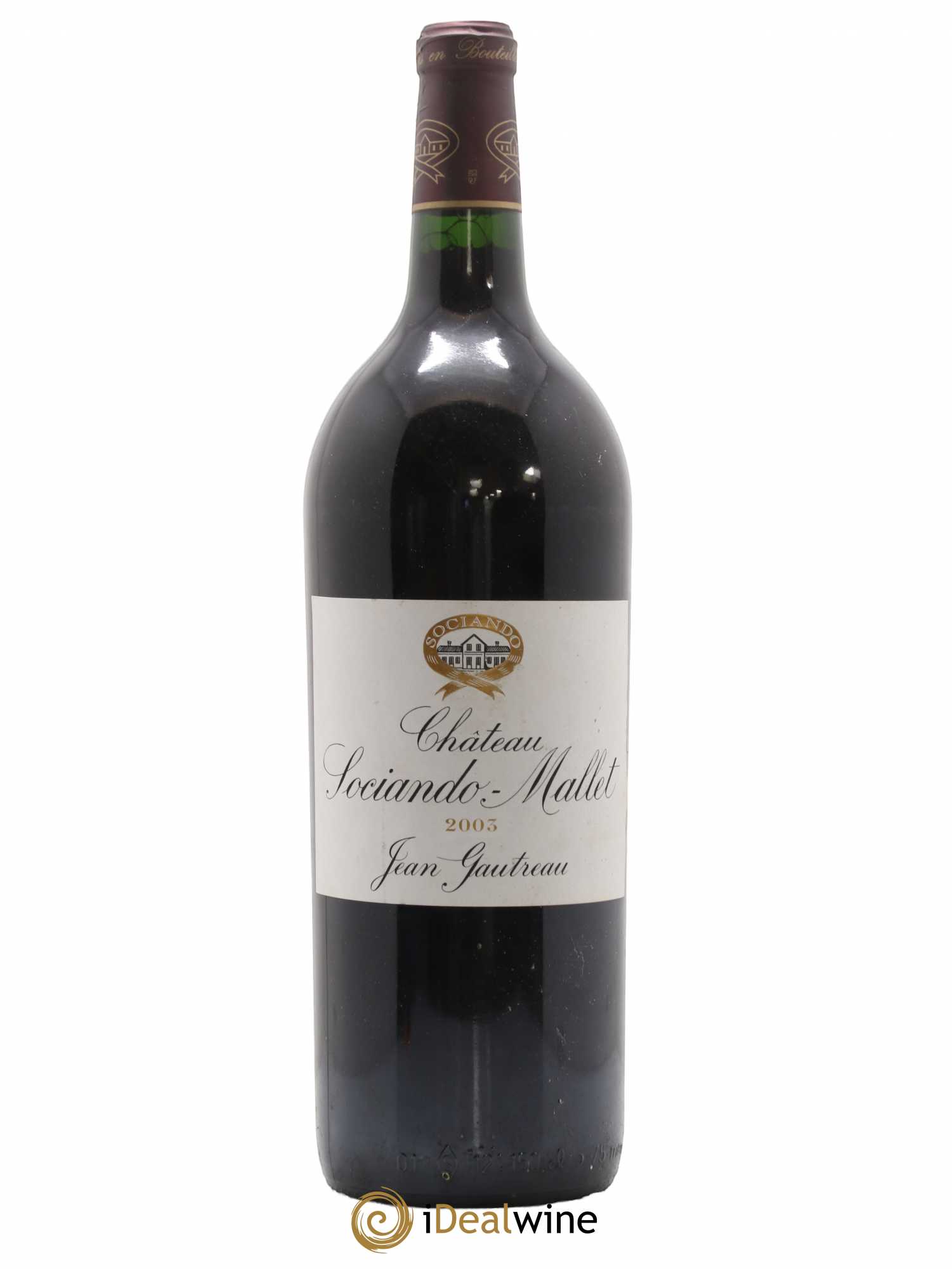 Château Sociando Mallet 2003 - Lot de 1 magnum - 0