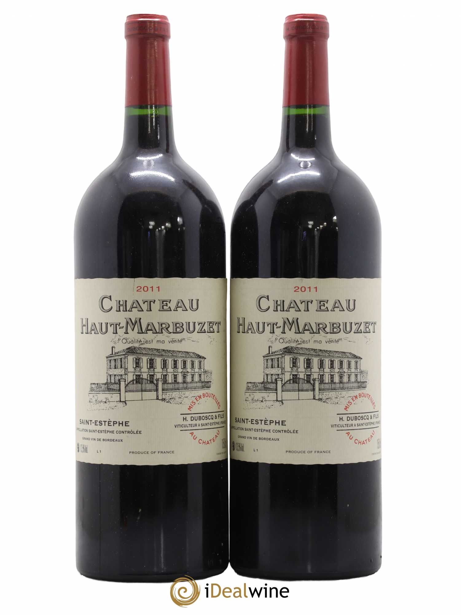 Château Haut Marbuzet 2011 - Lot de 2 magnums - 0