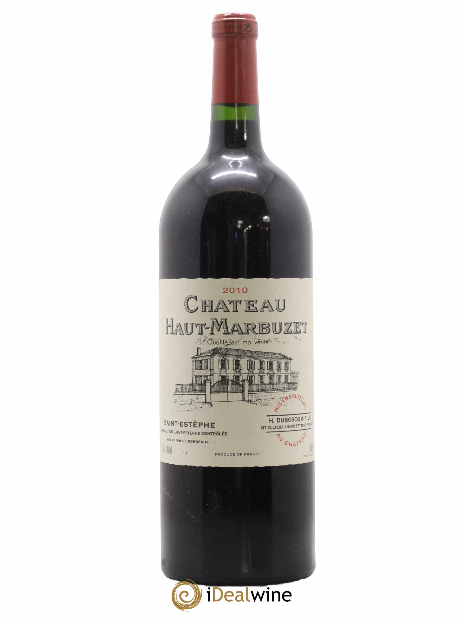 Château Haut Marbuzet 2010 - Lot de 1 magnum - 0