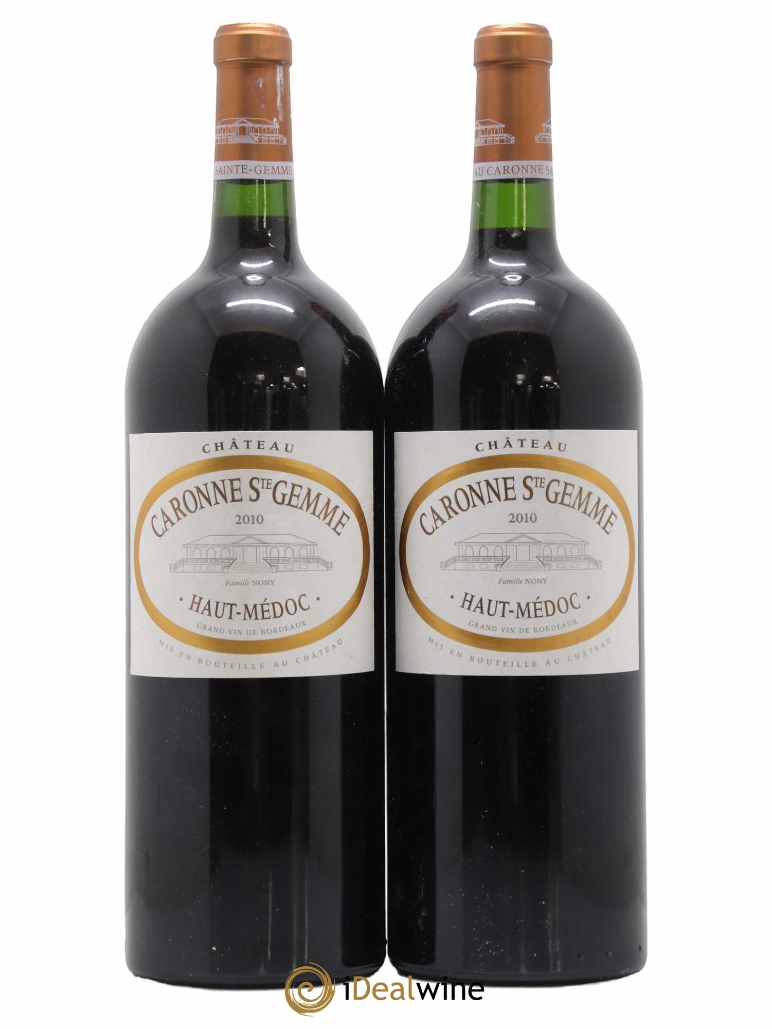 Château Caronne Sainte-Gemme Cru Bourgeois 2010 - Lot de 2 magnums - 0