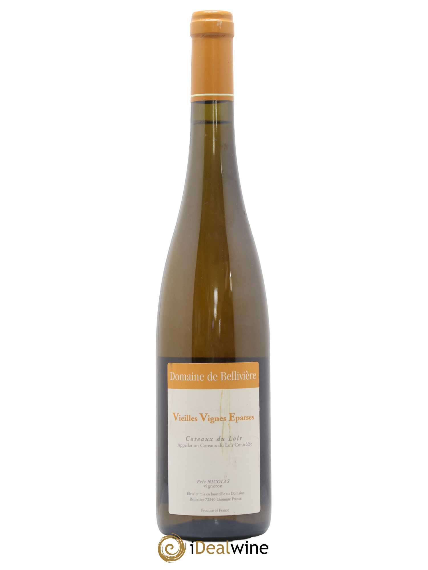 Coteaux du Loir Vieilles Vignes Eparses Domaine de Bellivière 2013 - Lot de 1 bouteille - 0