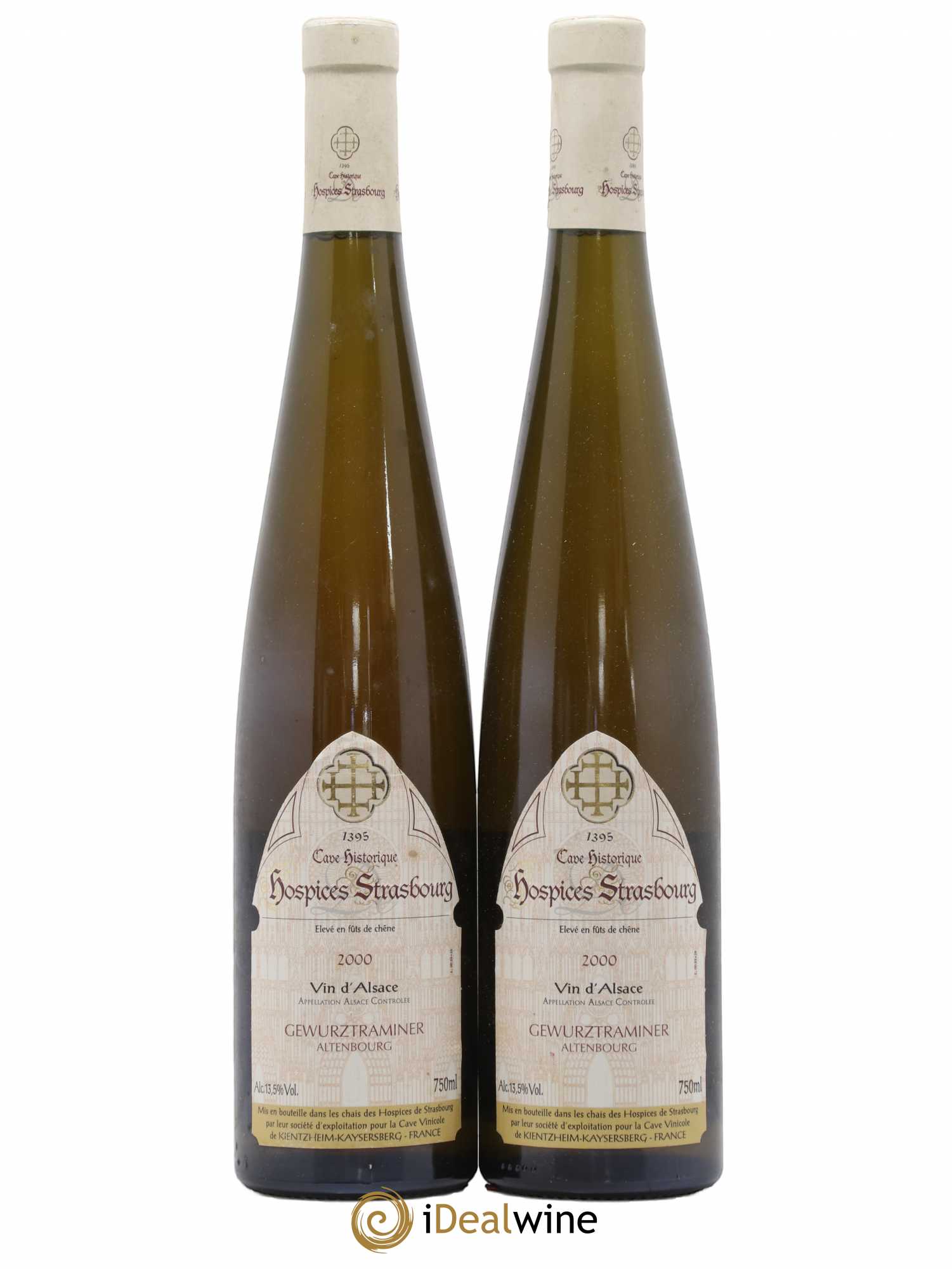 Gewurztraminer Altenbourg Hospices Civils De Strasbourg 2000 - Posten von 2 Flaschen - 0
