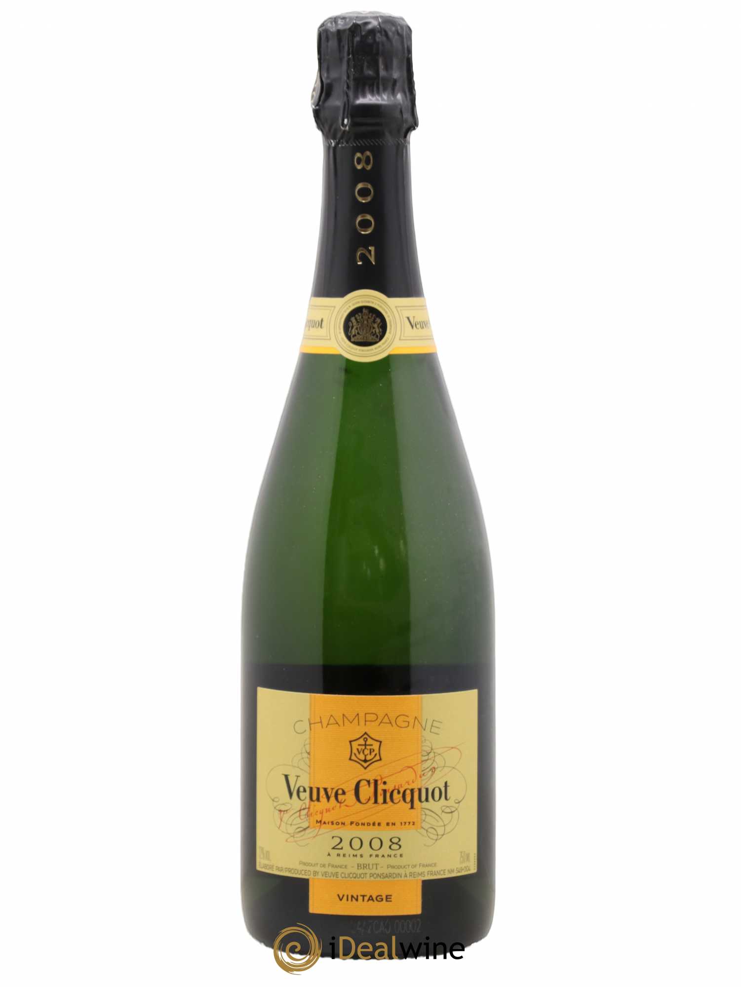 Brut Millésimé Veuve Clicquot 2008 - Lot de 1 bouteille - 0