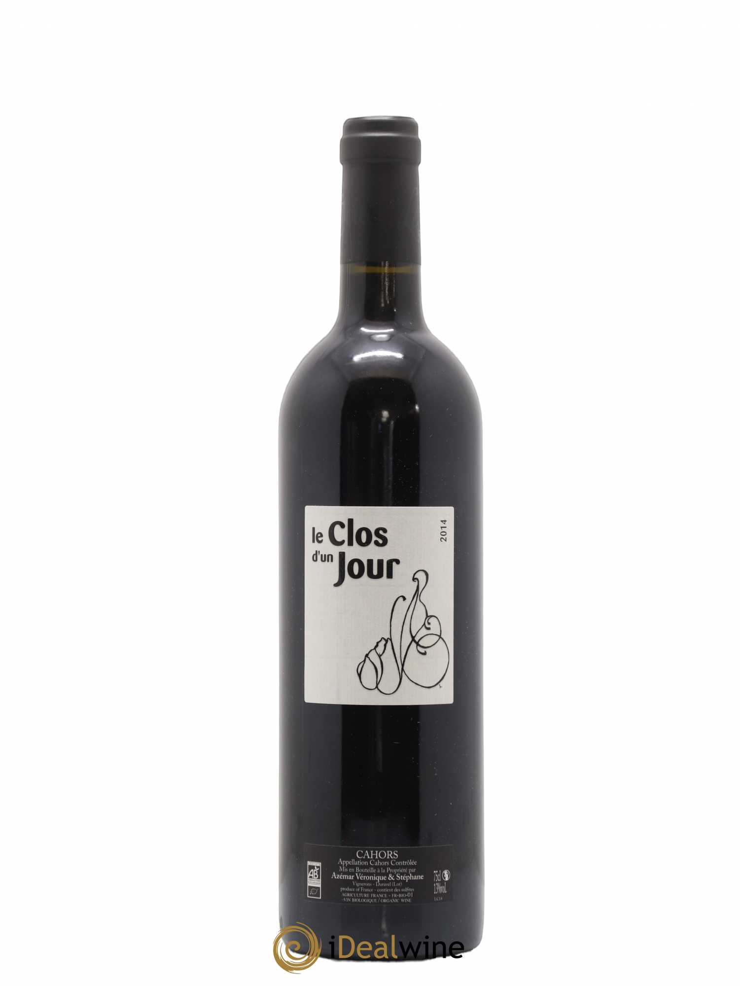 Cahors Le clos d'un jour (sans prix de réserve) 2014 - Posten von 1 Flasche - 0
