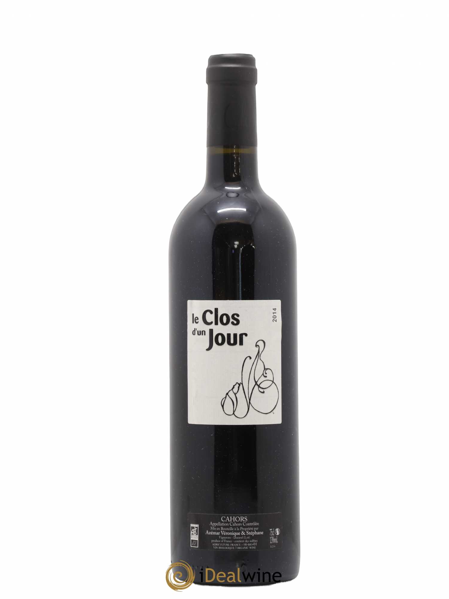 Cahors Le clos d'un jour (sans prix de réserve) 2014 - Posten von 1 Flasche - 0