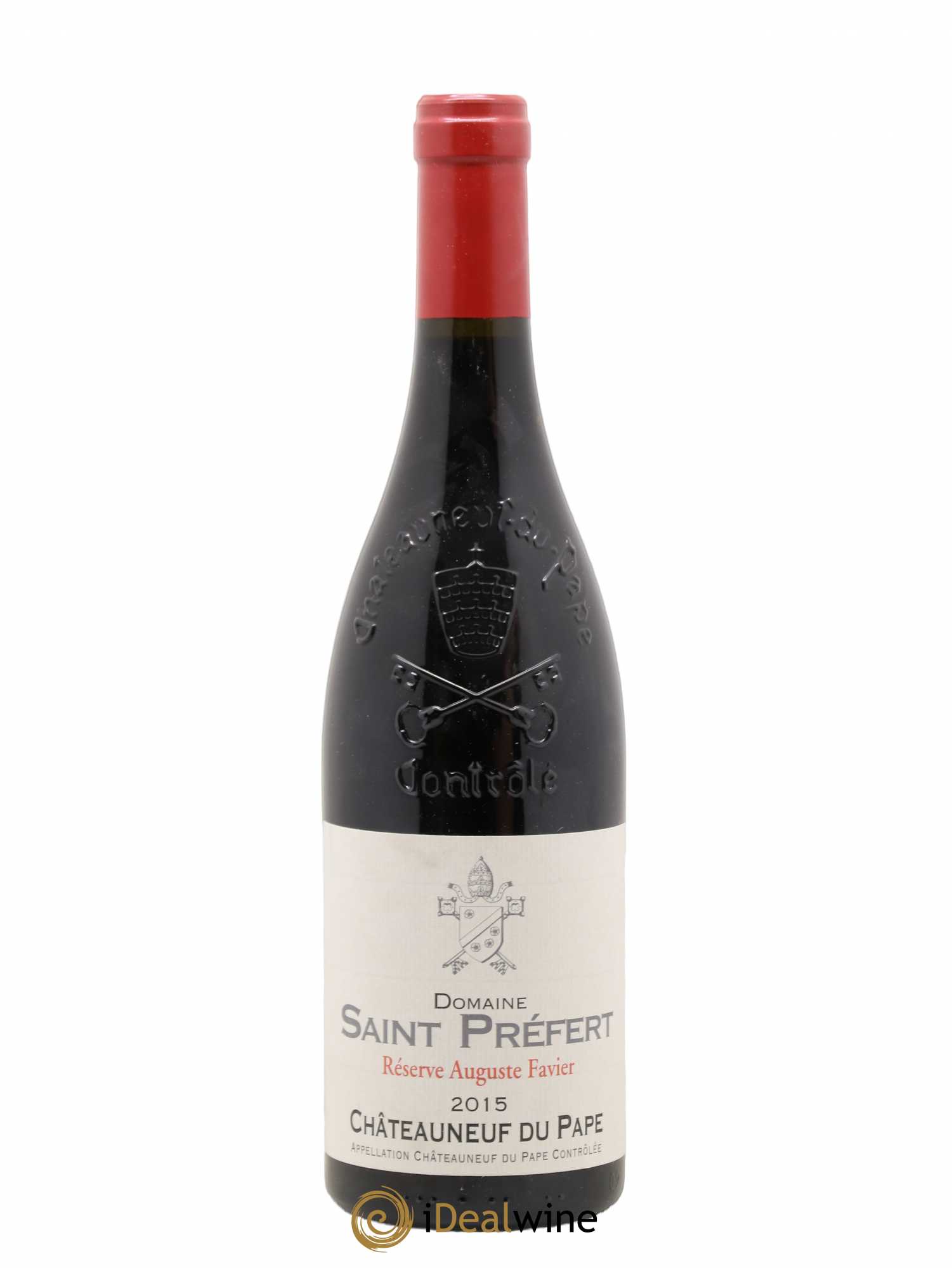 Châteauneuf-du-Pape Réserve Auguste Favier Domaine Saint-Préfert 2015 - Lot de 1 bouteille - 0