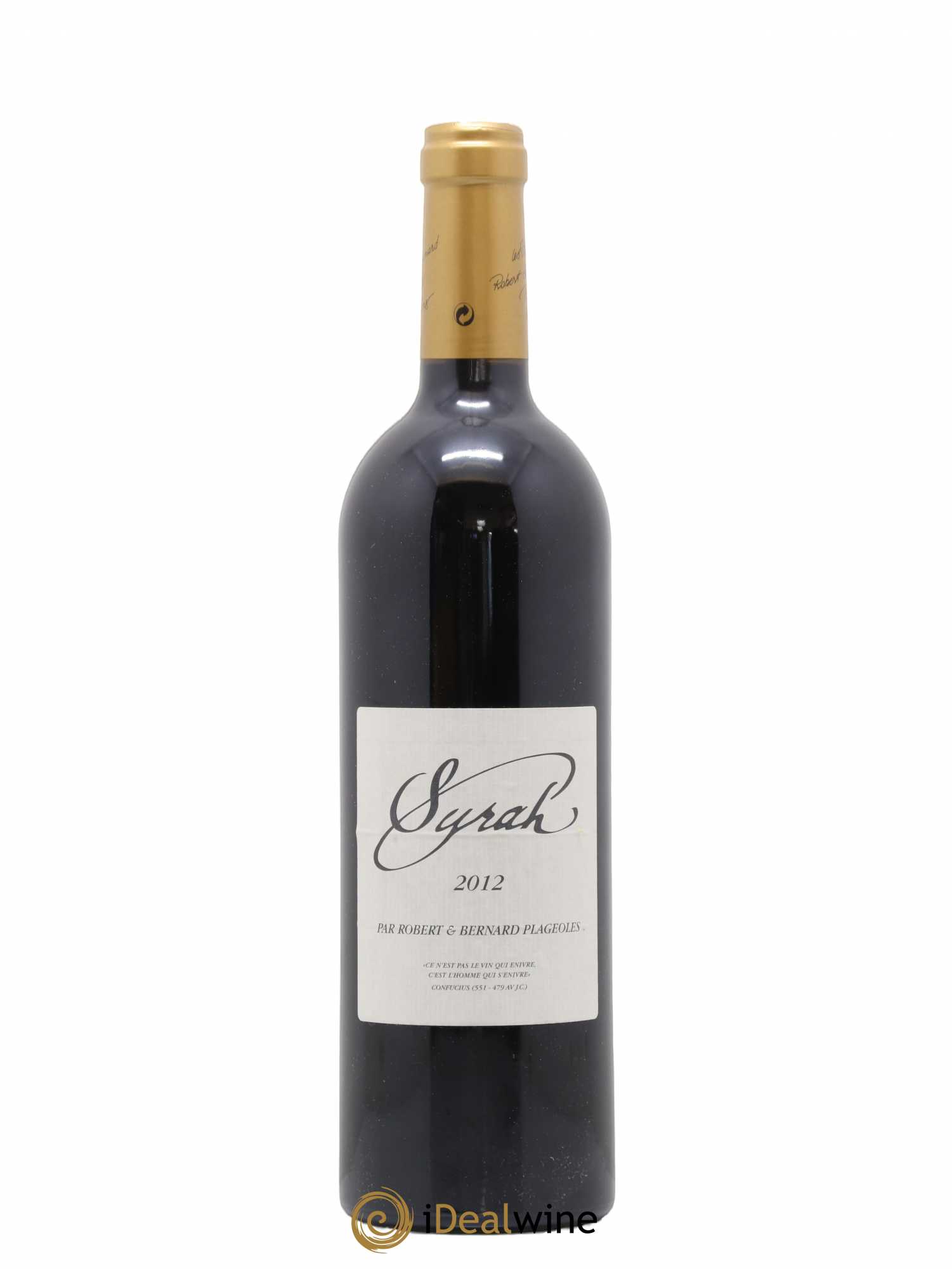Gaillac Syrah Robert et Bernard Plageoles (sans prix de réserve) 2012 - Posten von 1 Flasche - 0