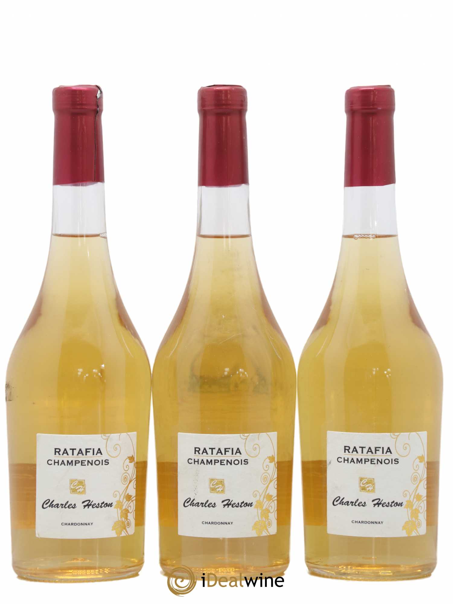 Ratafia Champagne Charles Heston - Lotto di 3 bottiglie - 0