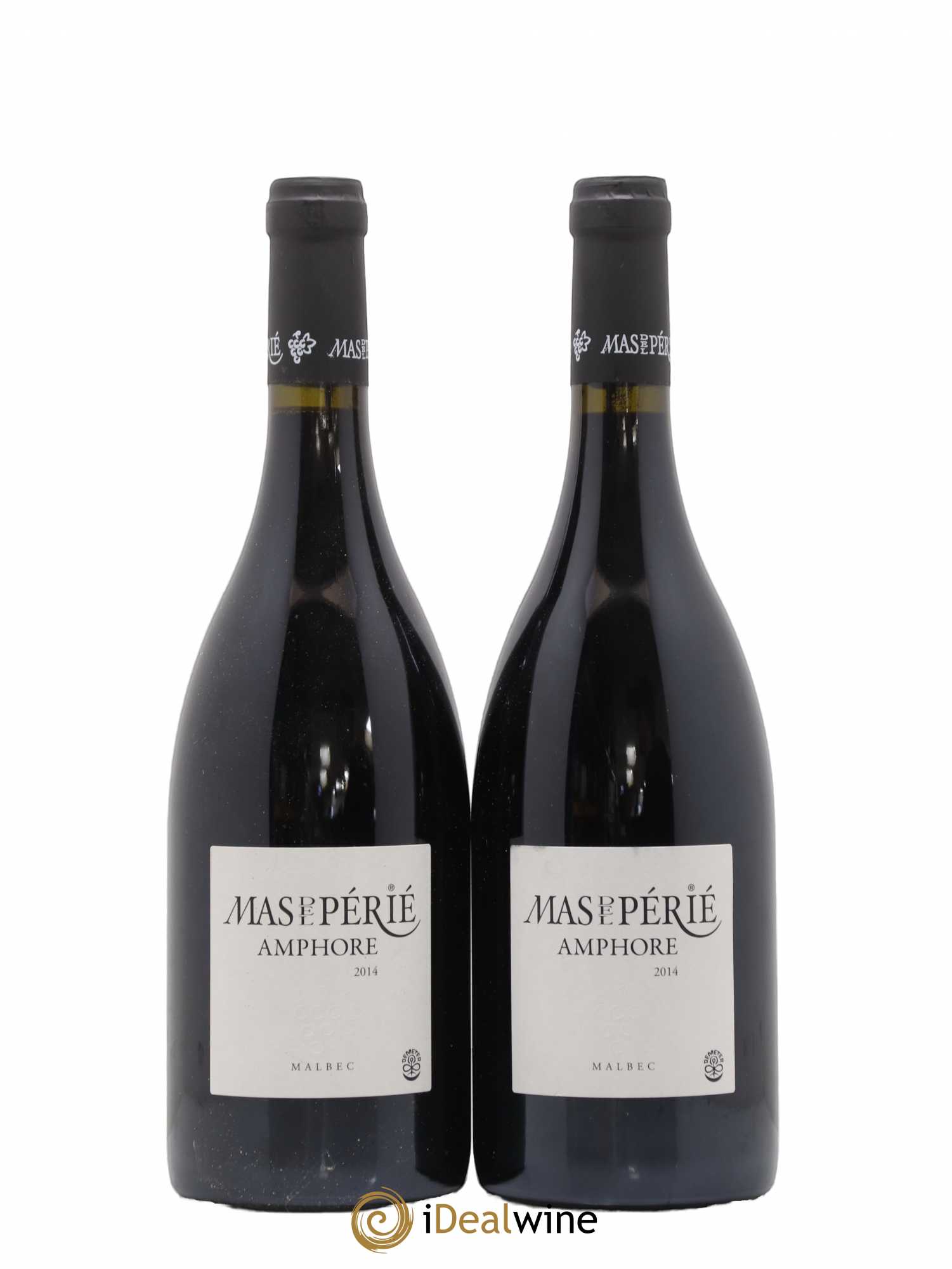 Cahors Mas Del Périé Amphore Fabien Jouves 2014 - Lot de 2 bouteilles - 0