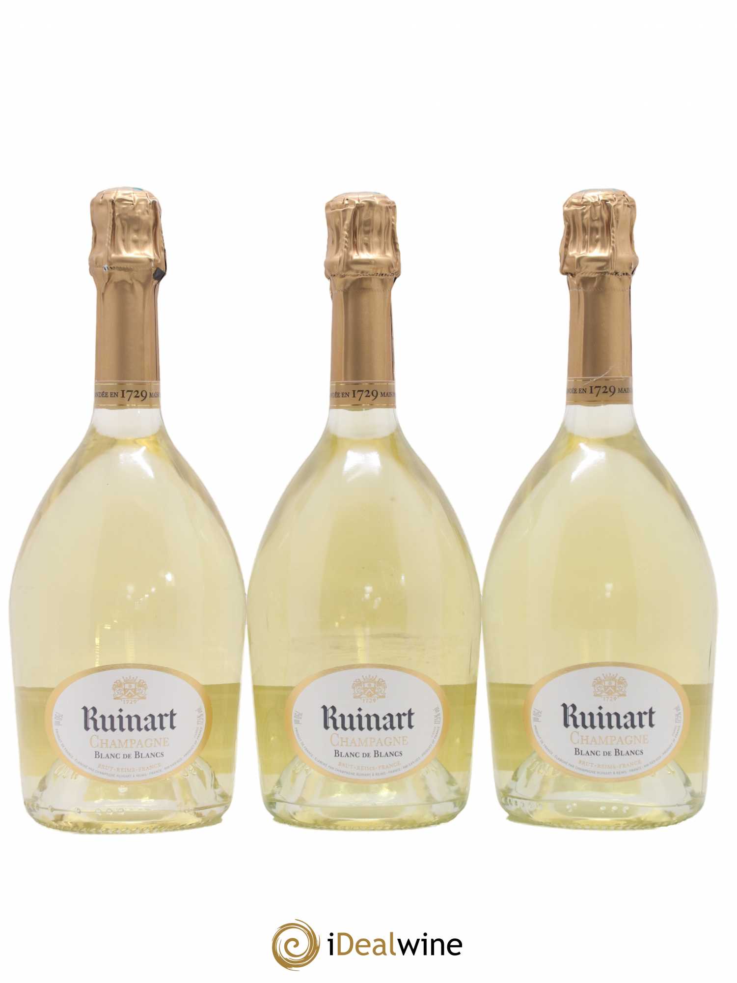 Blanc de Blancs Brut Ruinart - Lot de 3 bouteilles - 0