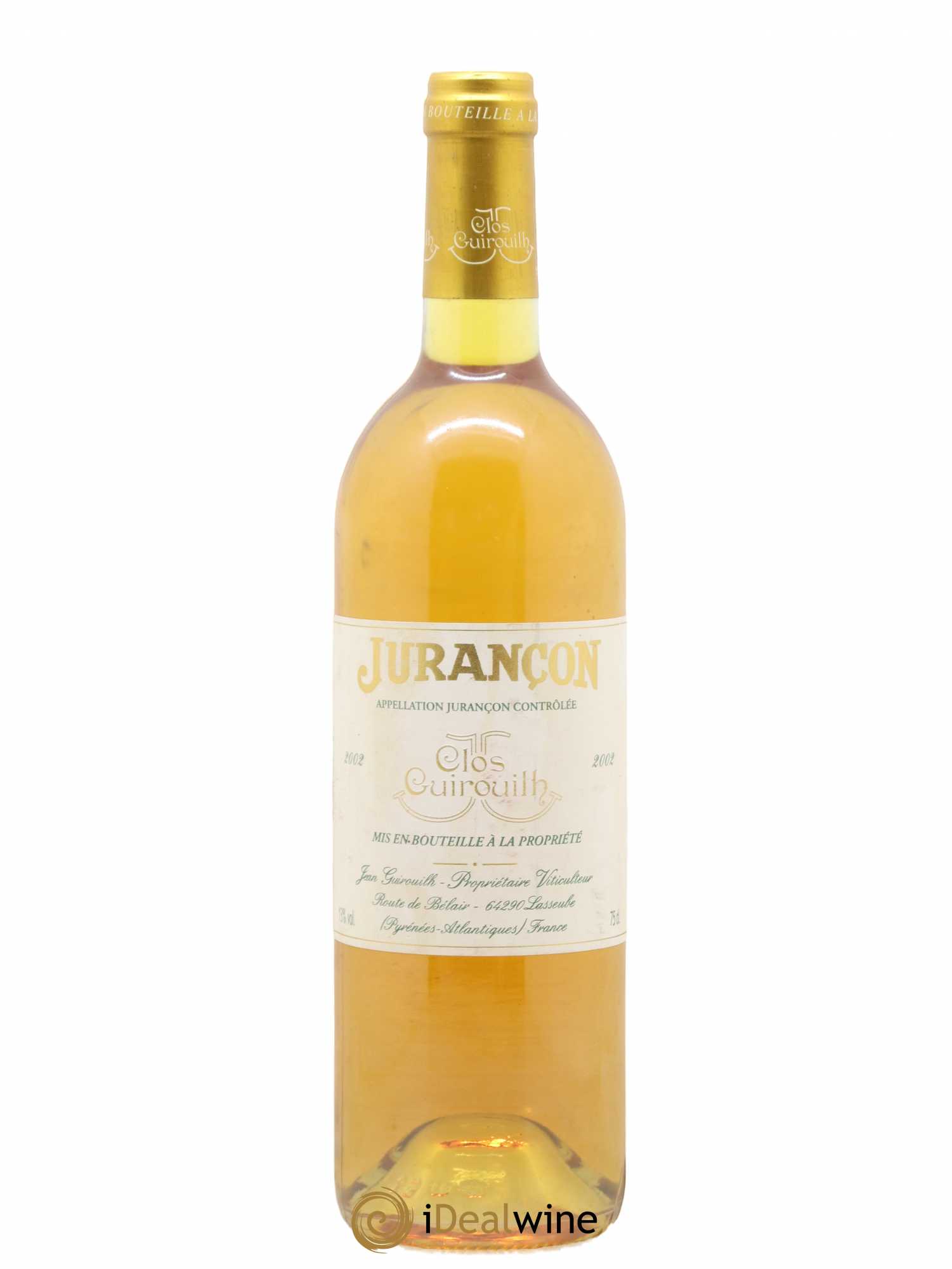 Jurançon Clos Guirouilh 2002 - Posten von 1 Flasche - 0