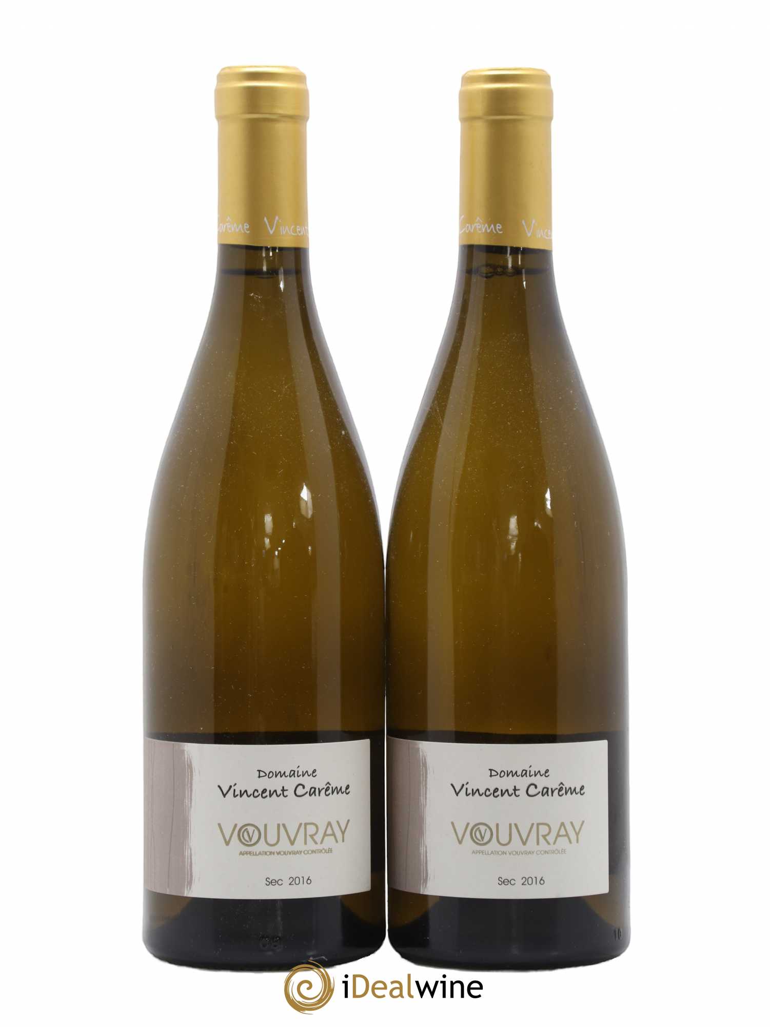 Vouvray Sec Domaine Vincent Carême 2016 - Lot de 2 bouteilles - 0