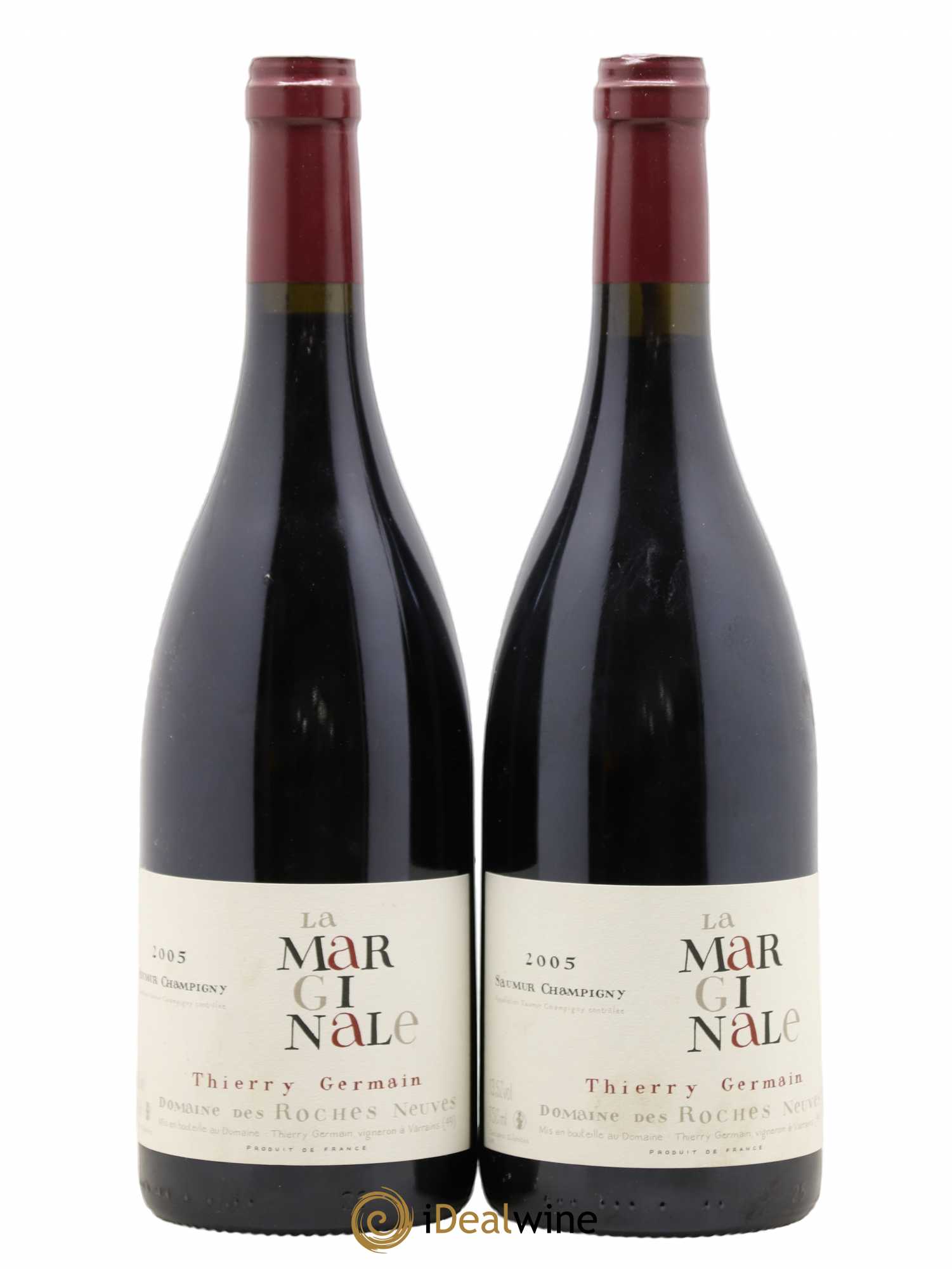 Saumur-Champigny La Marginale Domaine des Roches Neuves - Thierry Germain 2005 - Lot de 2 bouteilles - 0