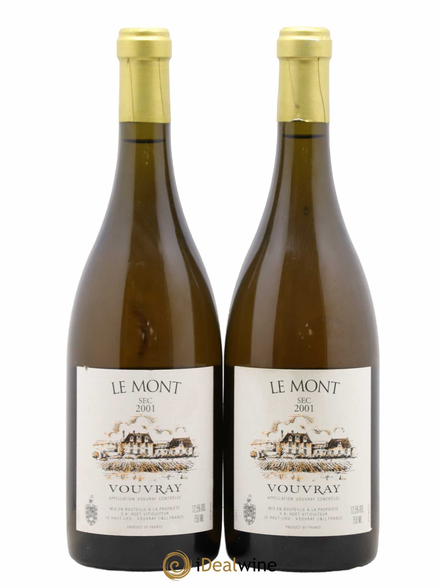 Vouvray Le Mont Sec Domaine Huet 2001 - Lot de 2 bouteilles - 0