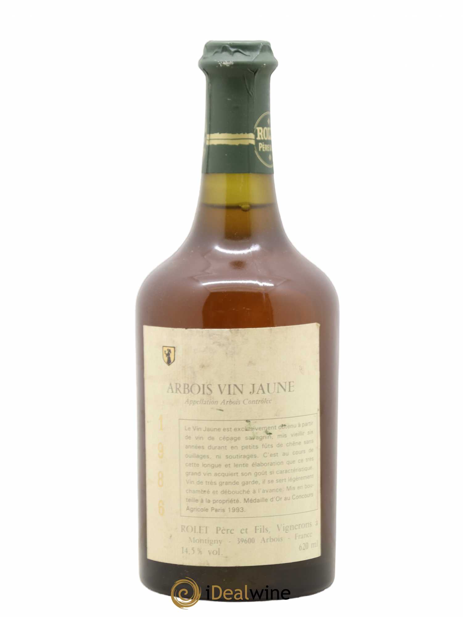 Arbois Vin Jaune Domaine Rolet 1986 - Lot de 1 bouteille - 0