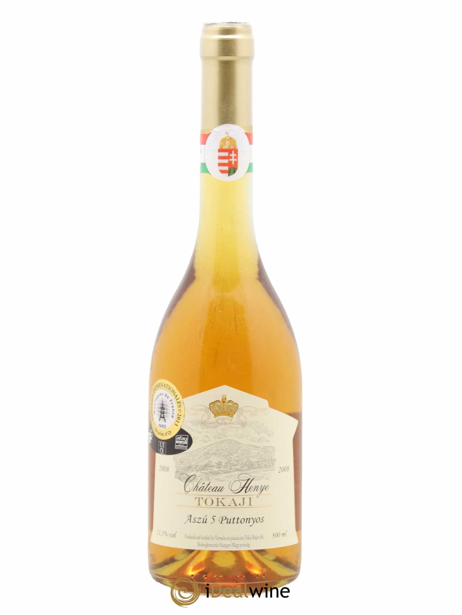 Tokaji Aszu 5 Puttonyos Château Henye 2008 - Lot of 1 bottle - 0