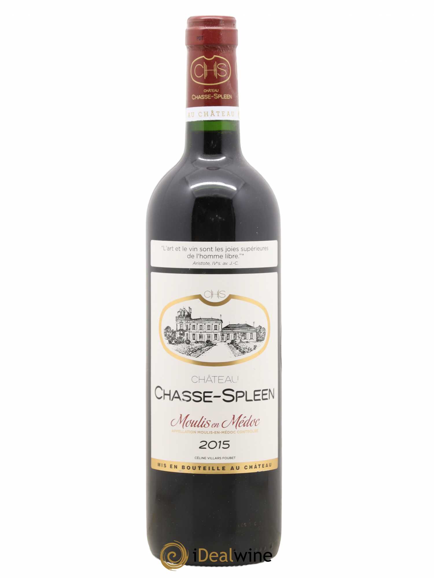 Château Chasse Spleen 2015 - Lot de 1 bouteille - 0
