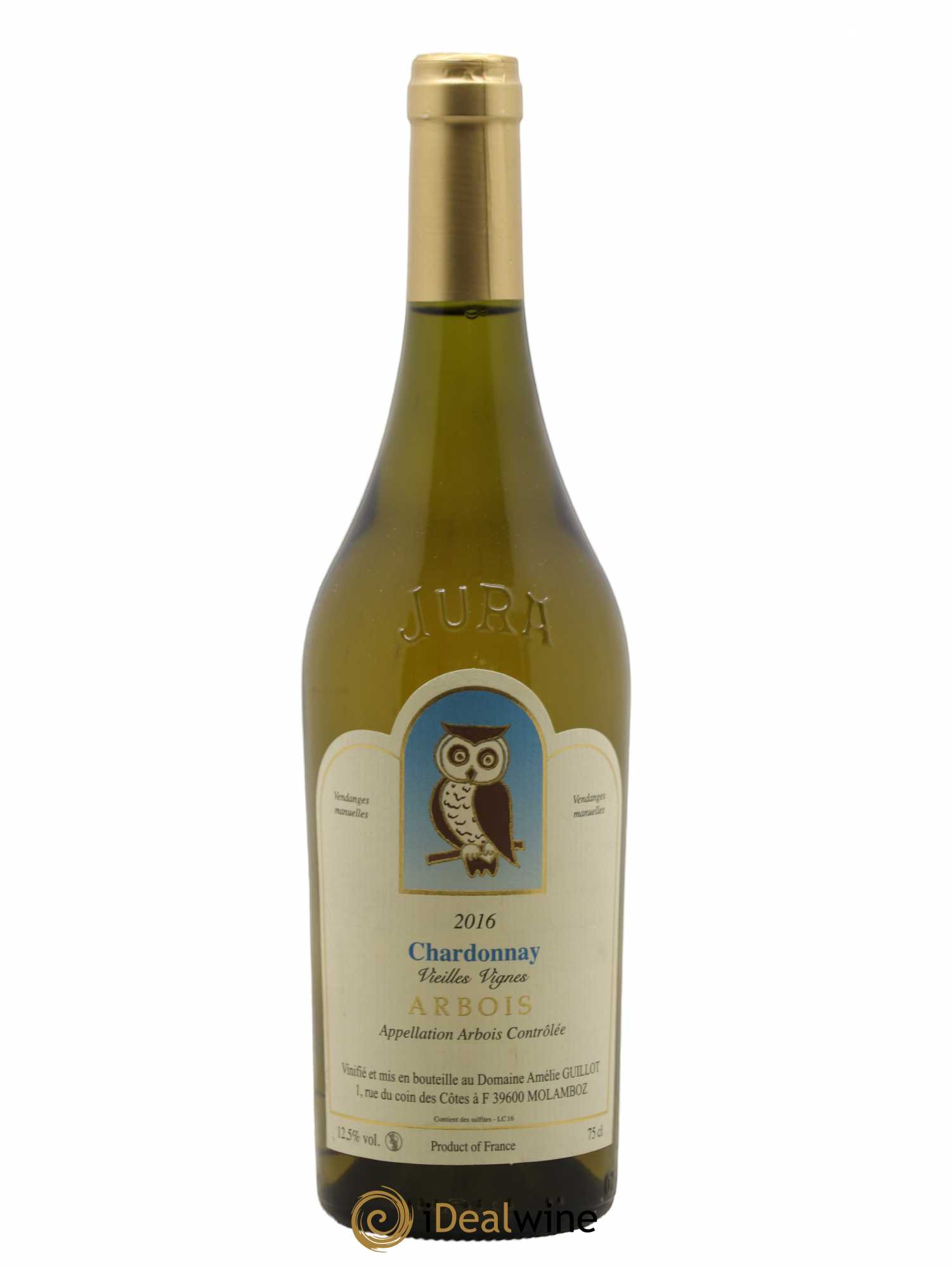Arbois Chardonnay Vieilles Vignes domaine Guillot (sans prix de réserve) 2016 - Posten von 1 Flasche - 0