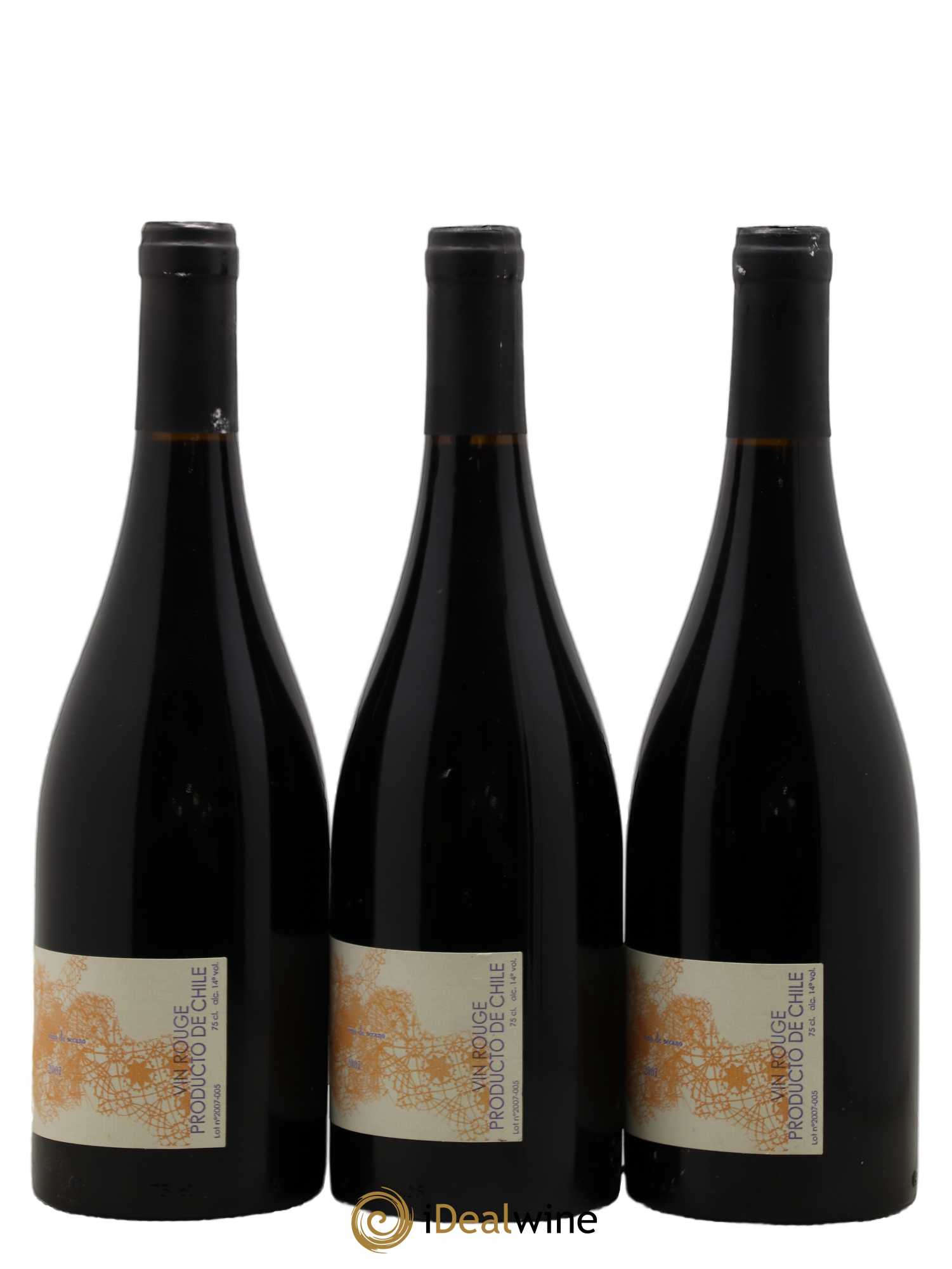Chili Clos Ouvert Otono 2007 - Lot de 3 bouteilles - 1