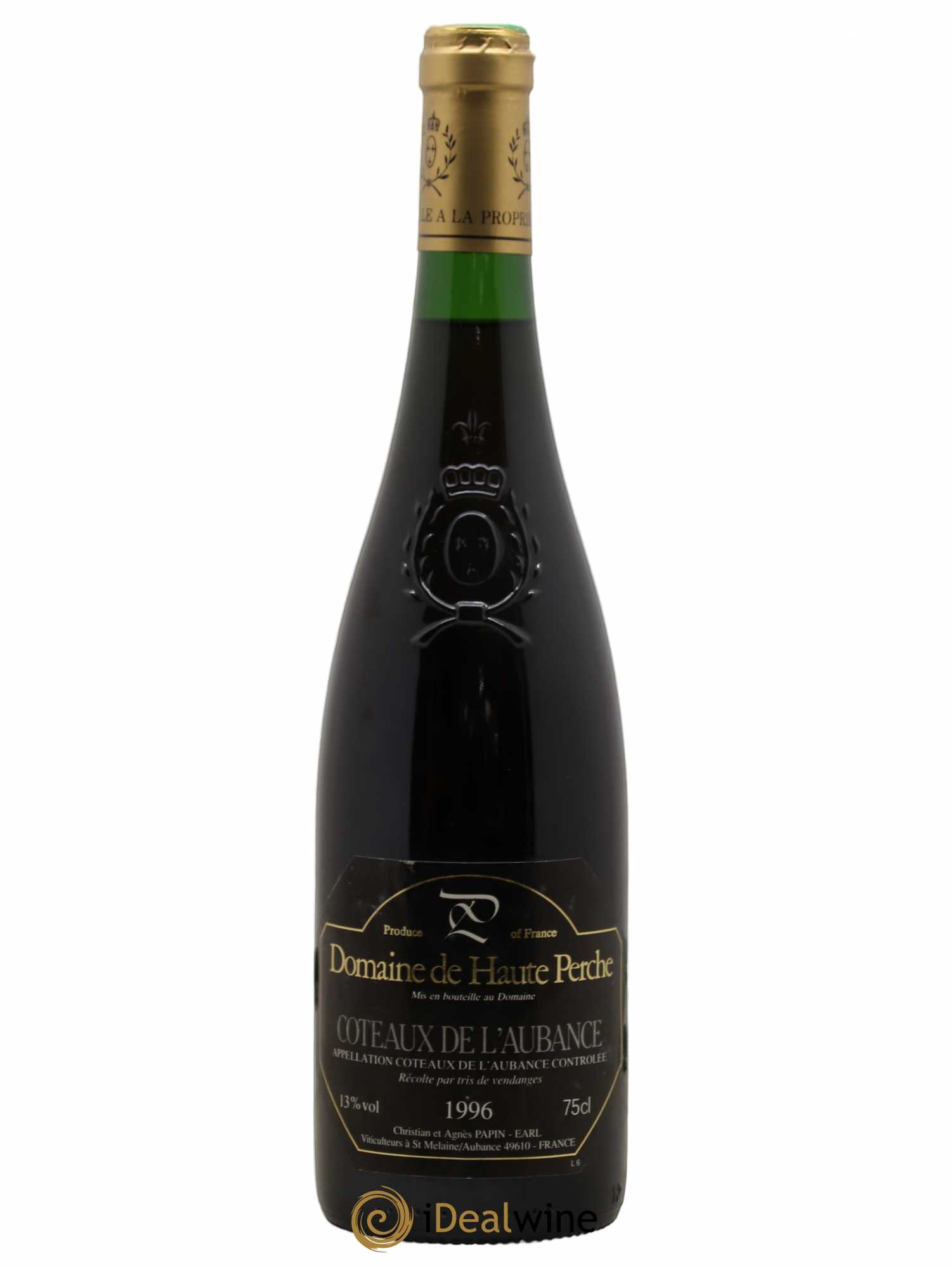 Coteaux de l'Aubance Haute Perche 1996 - Lotto di 1 bottiglia - 0