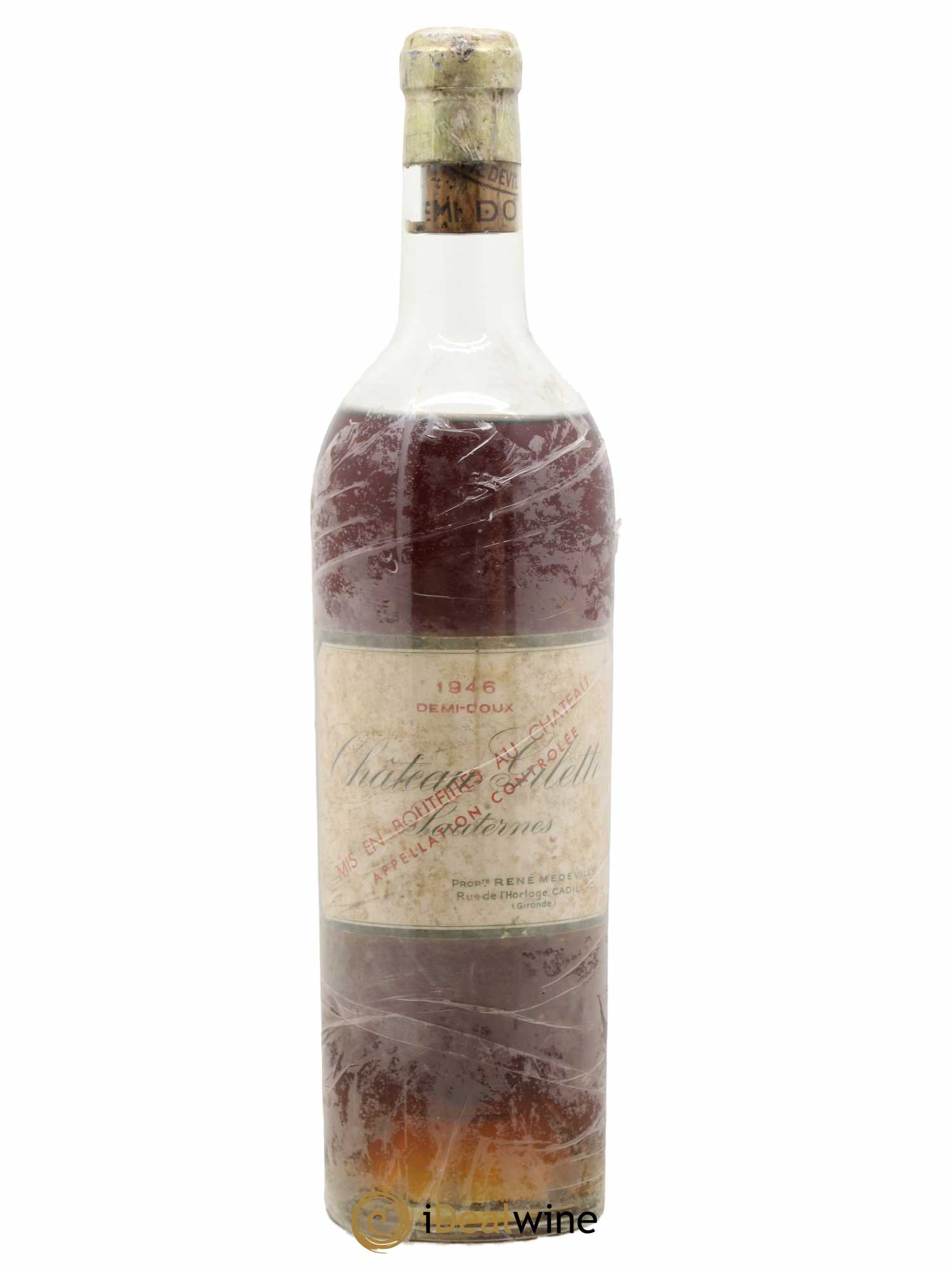 Château Gilette 1946 - Lotto di 1 bottiglia - 0