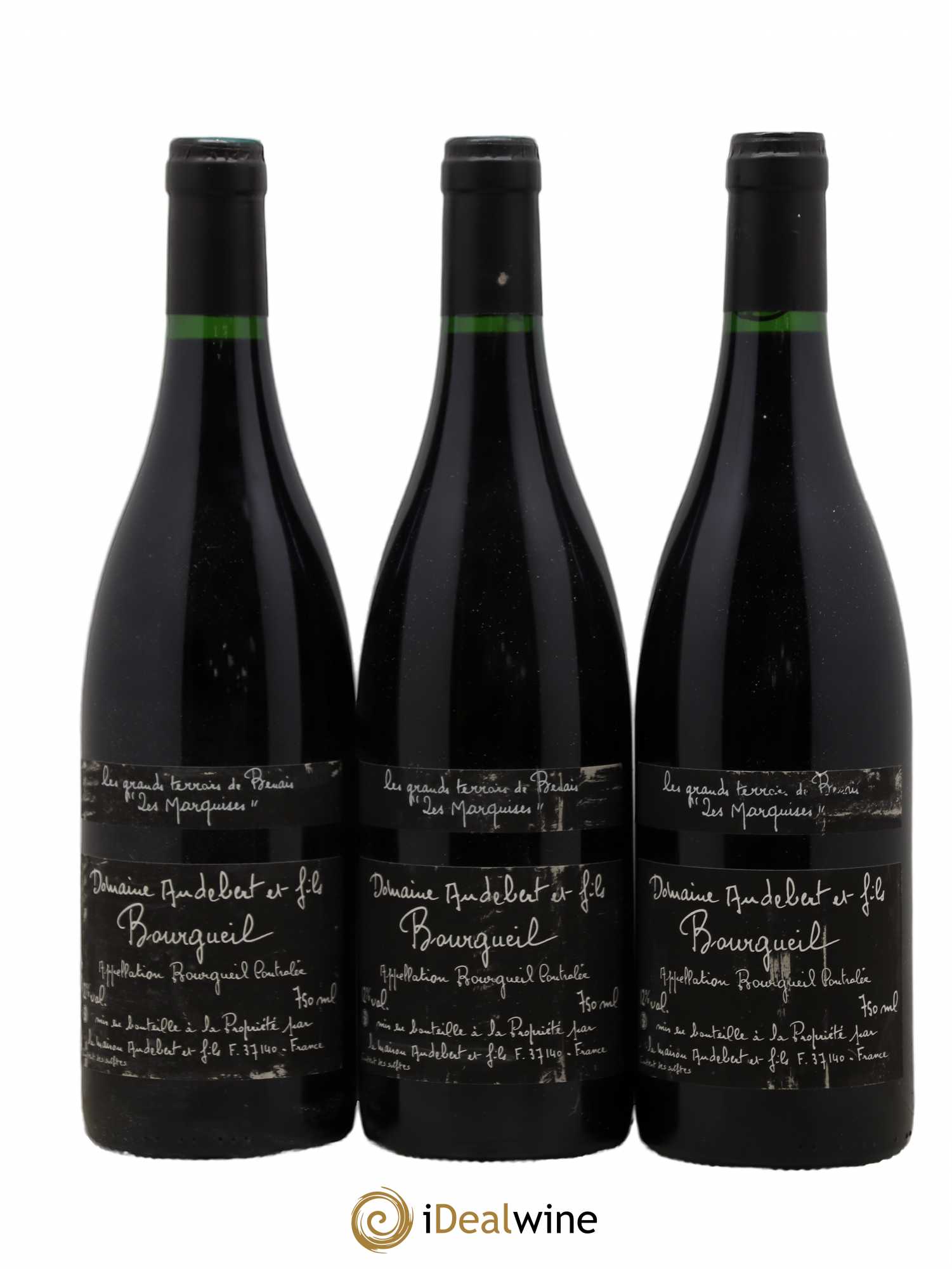 Bourgueil Les Marquises Audebert (sans prix de réserve) 2009 - Posten von 3 Flaschen - 0