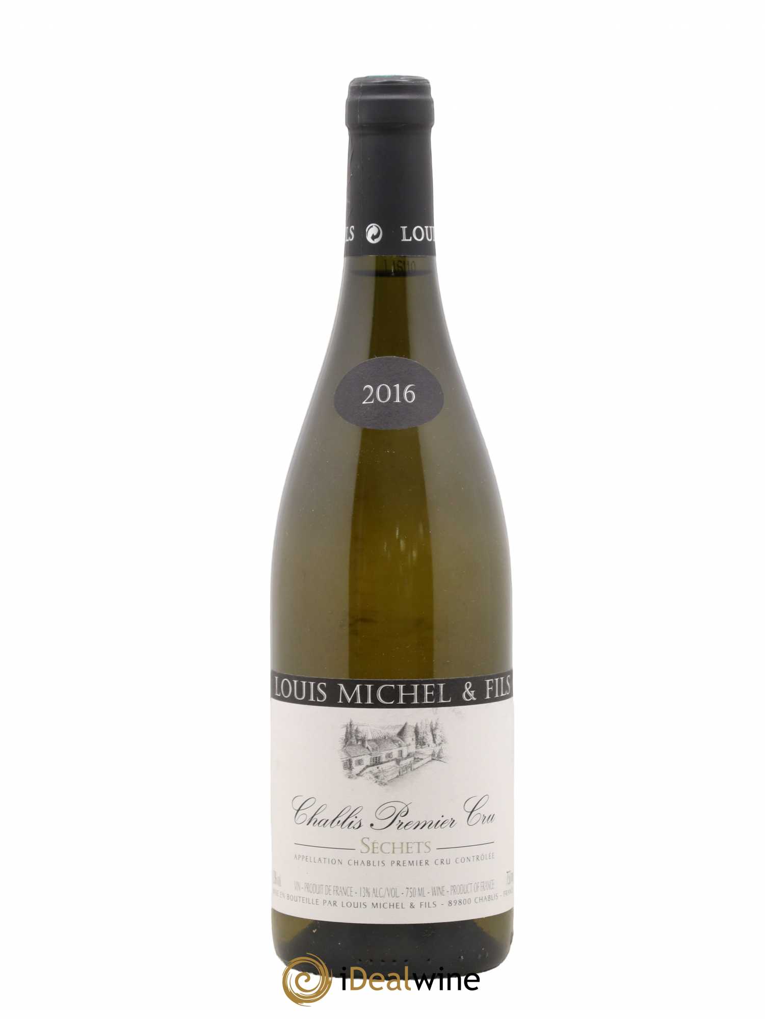 Chablis 1er Cru Séchets Louis Michel et Fils 2016 - Lot de 1 bouteille - 0