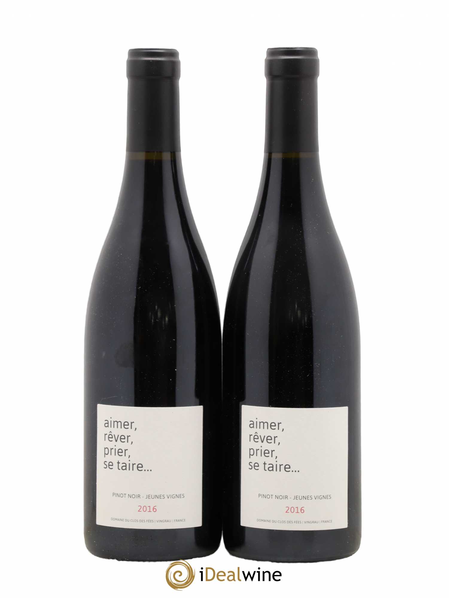 Côtes Catalanes Clos des Fées Aimer Rêver Prier Se taire Hervé Bizeul 2016 - Lot de 2 bouteilles - 0